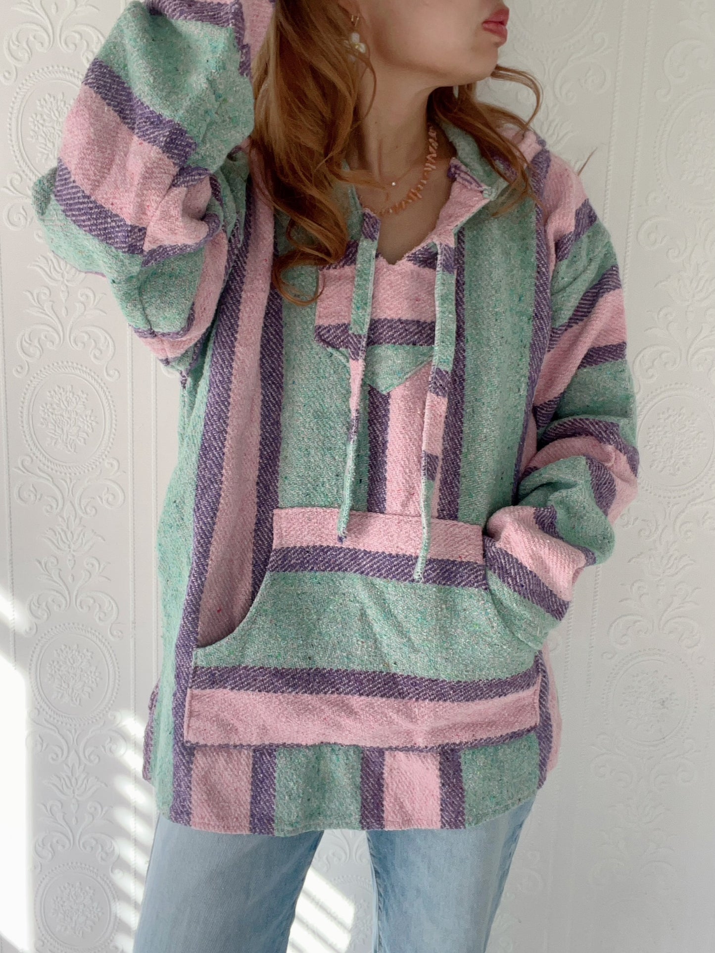 TIPICOS CUAHUTLE mexican parka Baja Hoodie (size:XL))