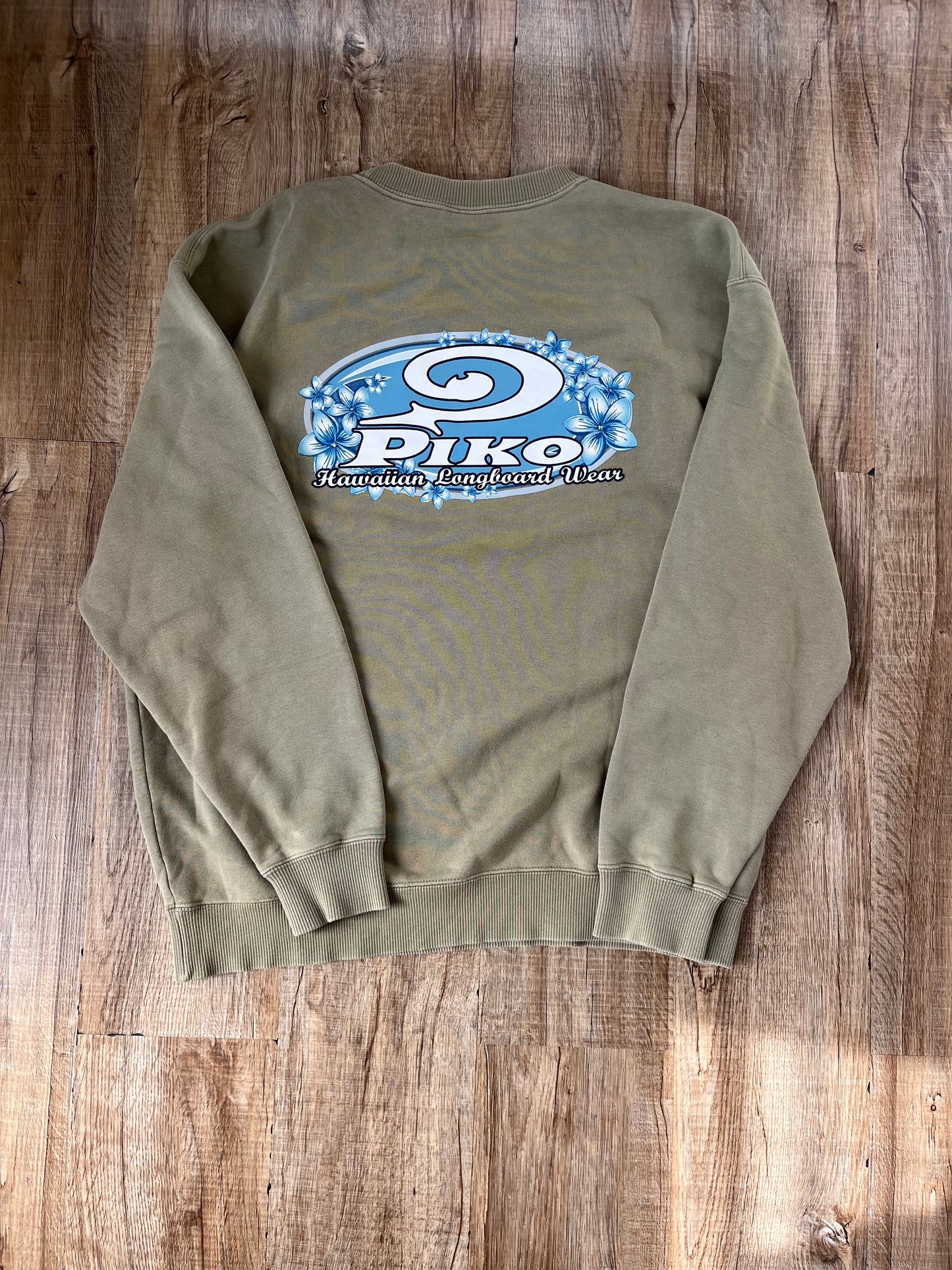 【PIKO】90's-00's PIKO HAWAIIAN LONG BOARD Sweat shirt (men's M)