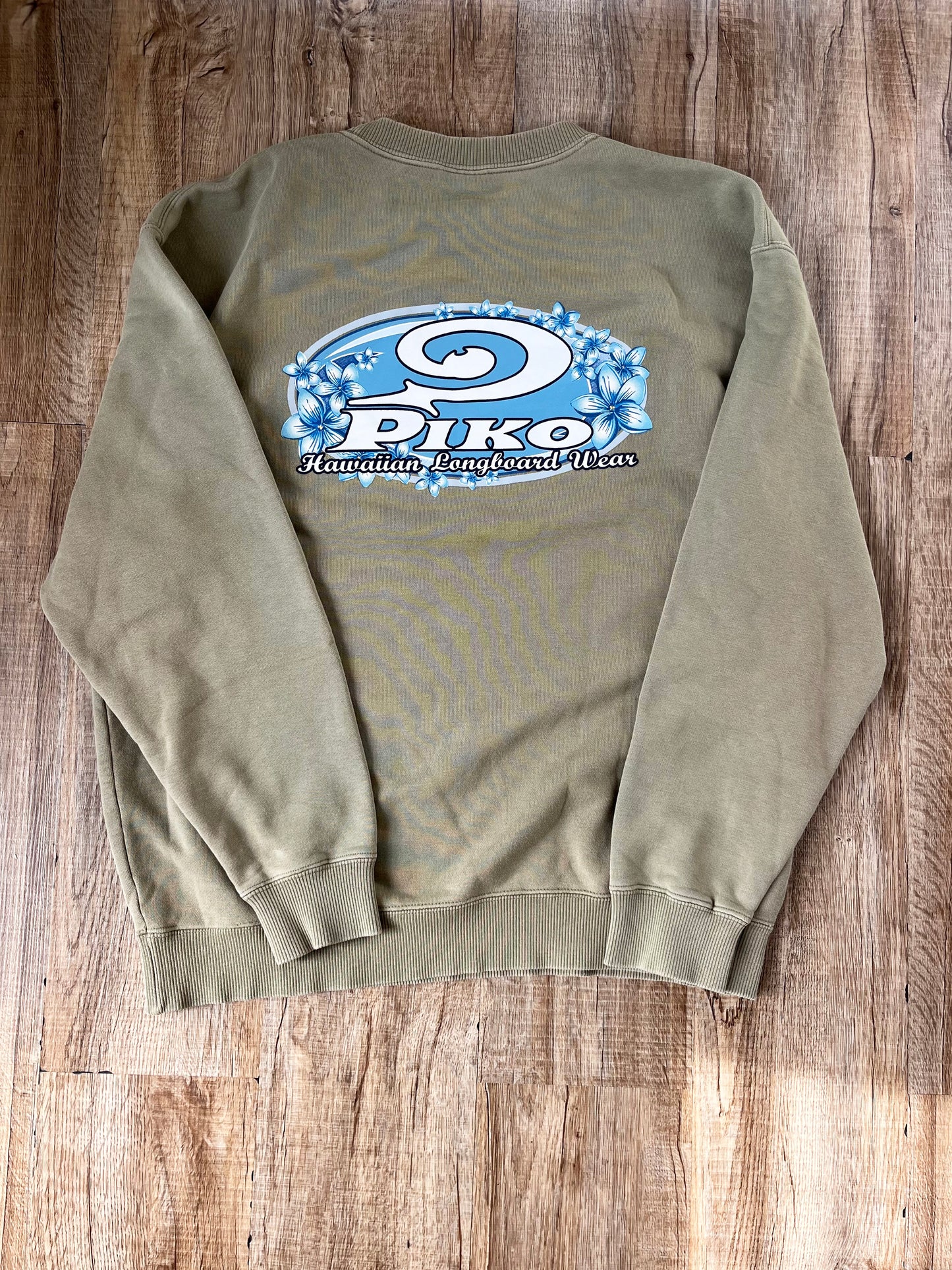 【PIKO】90's-00's PIKO HAWAIIAN LONG BOARD Sweat shirt (men's M)