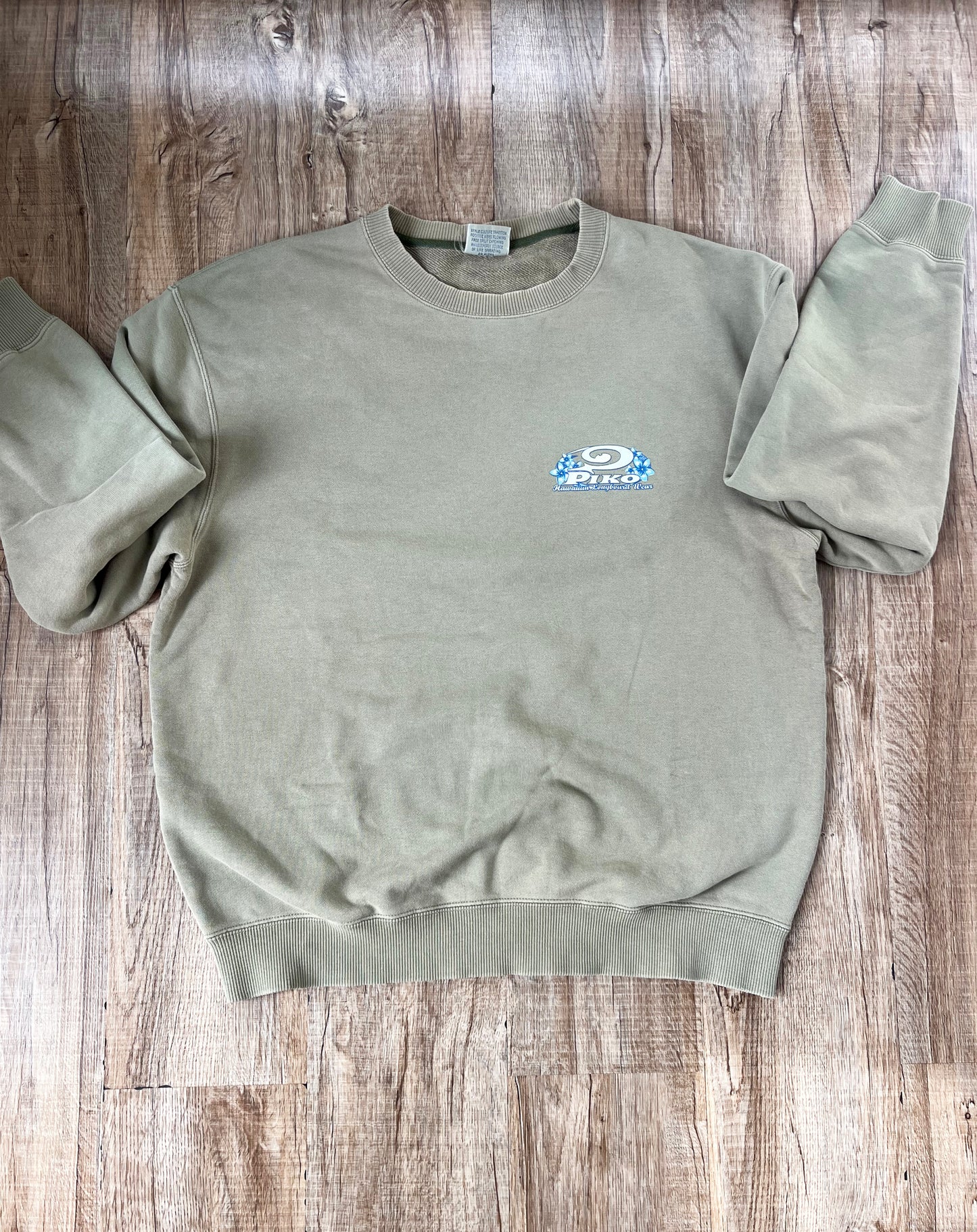 【PIKO】90's-00's PIKO HAWAIIAN LONG BOARD Sweat shirt (men's M)
