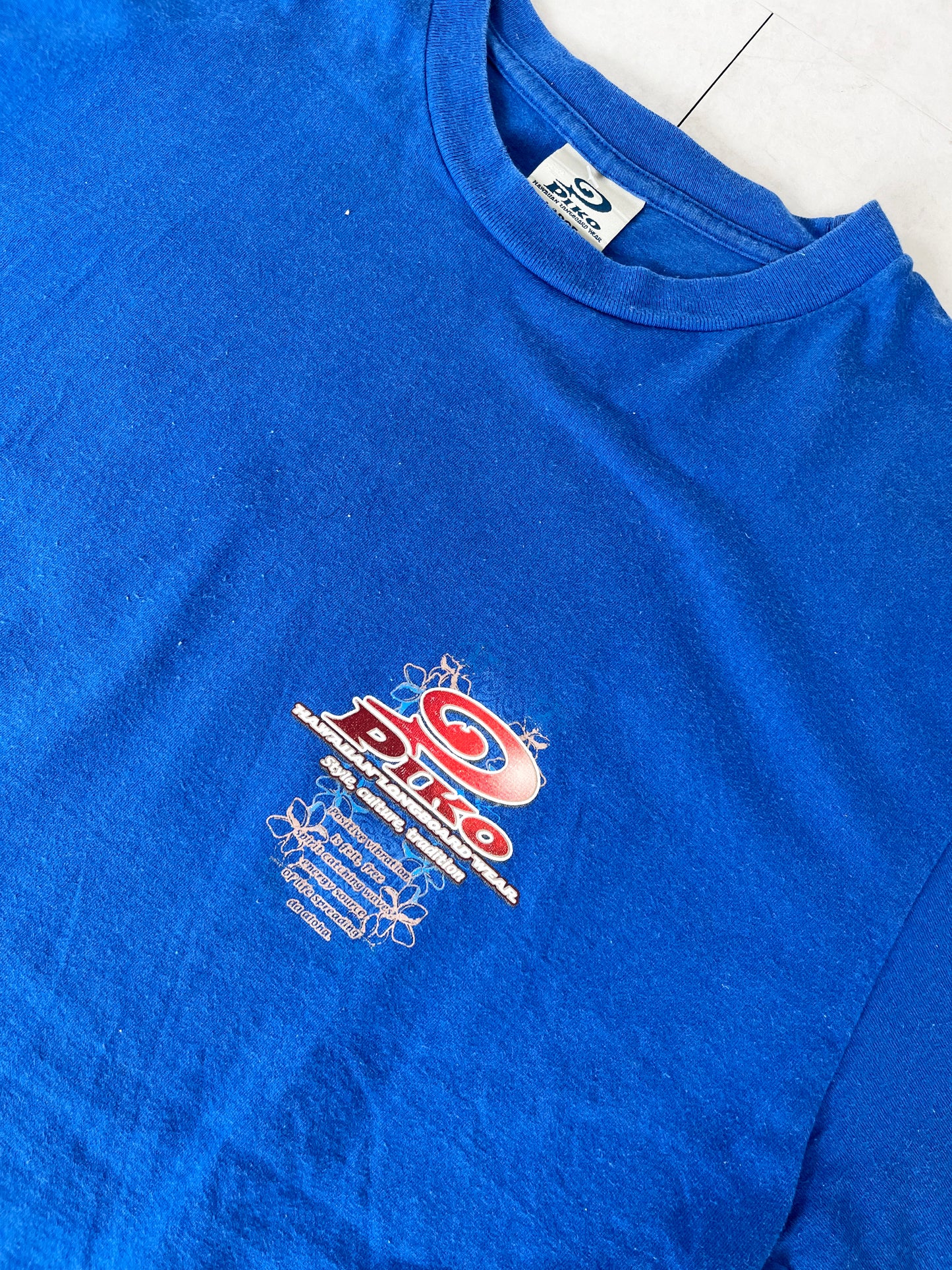 【PIKO】90's PIKO Hawaiian Long Board T-shirt (men's L)
