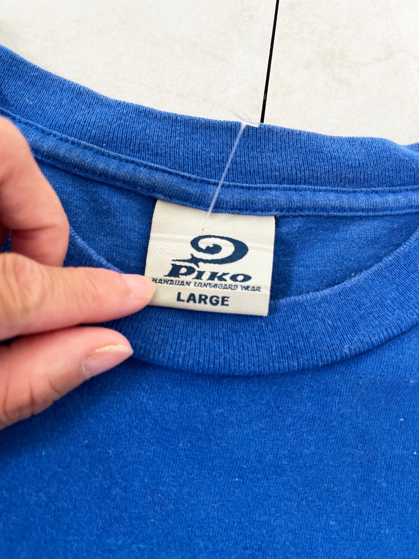 【PIKO】90's PIKO Hawaiian Long Board T-shirt (men's L)