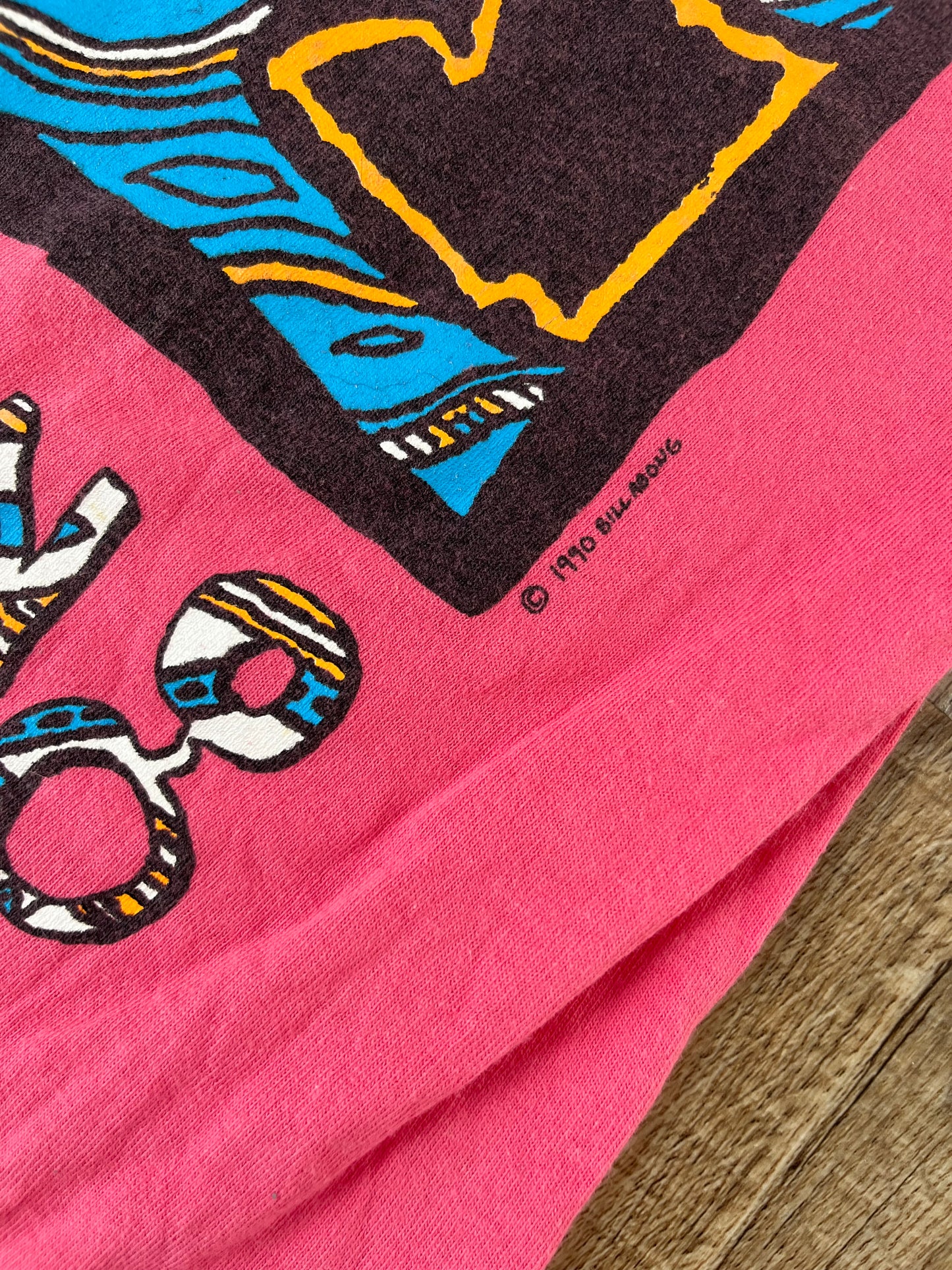 【Billabong】90's billabong 1990 Pink T-shirt(men's M)