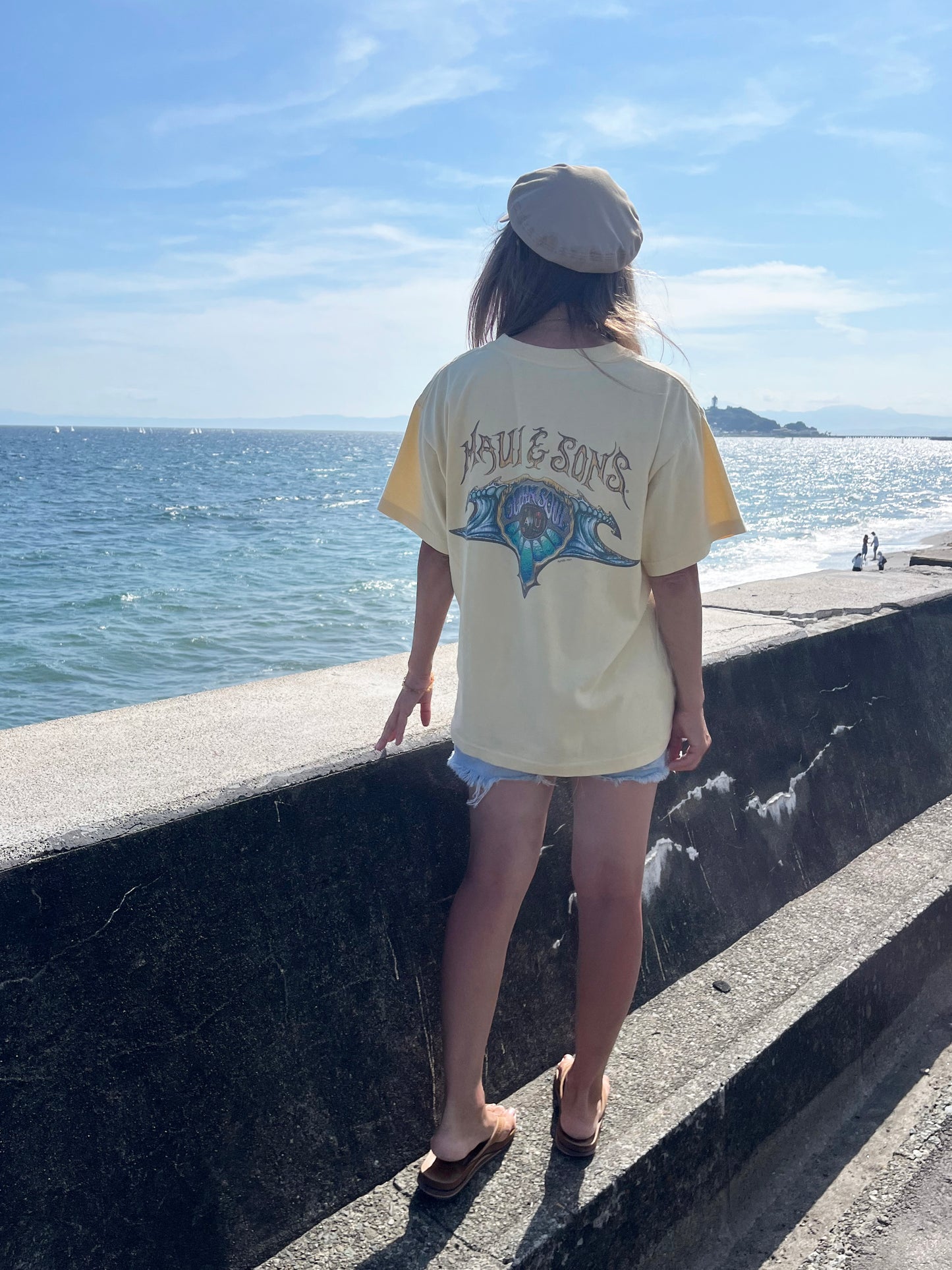 90's MAUI AND SONS Surf T-shirt (men's S相当)