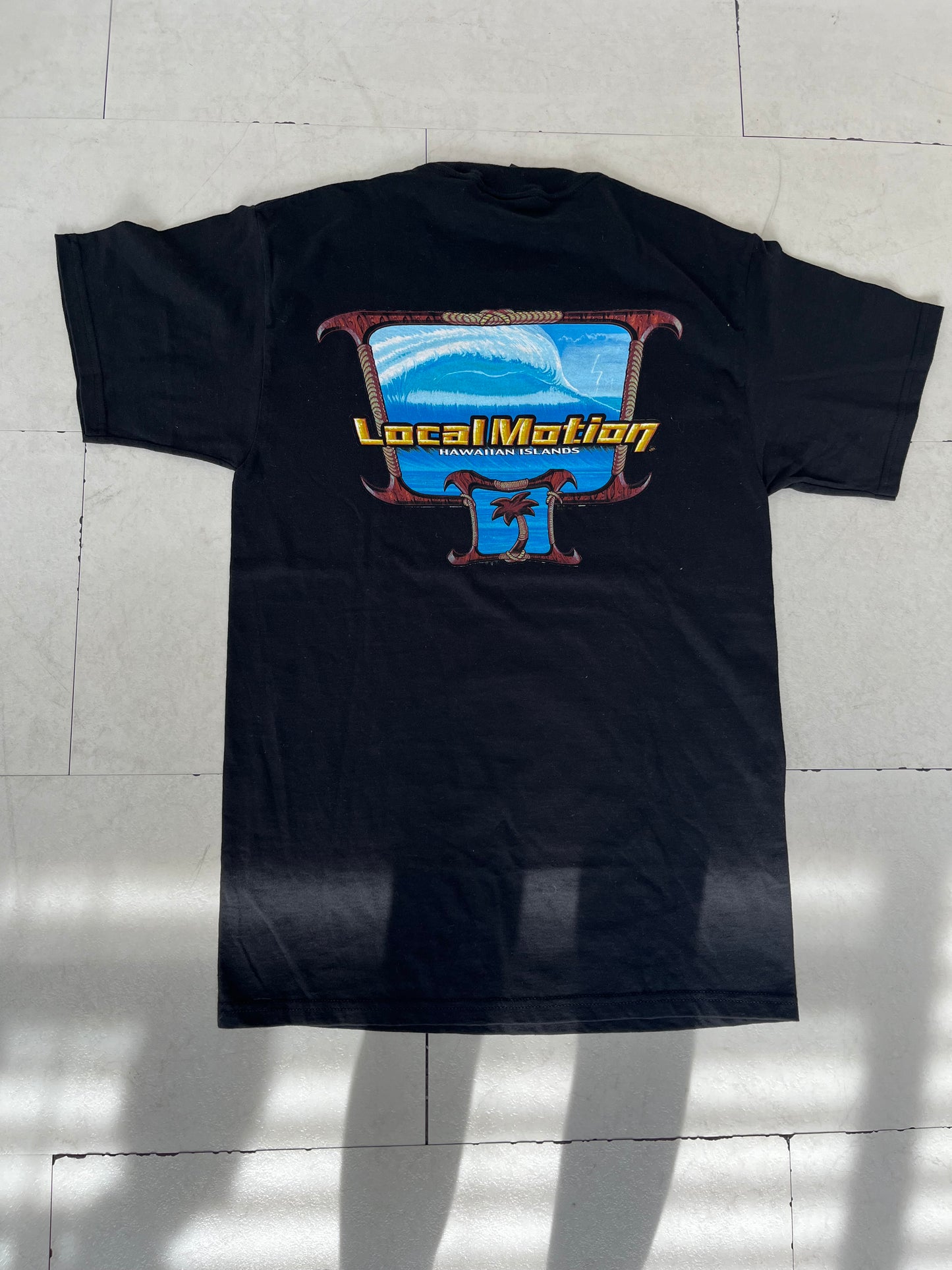 【Local Motion】00's Local motion Hawaiian island T-shirt (men's M)