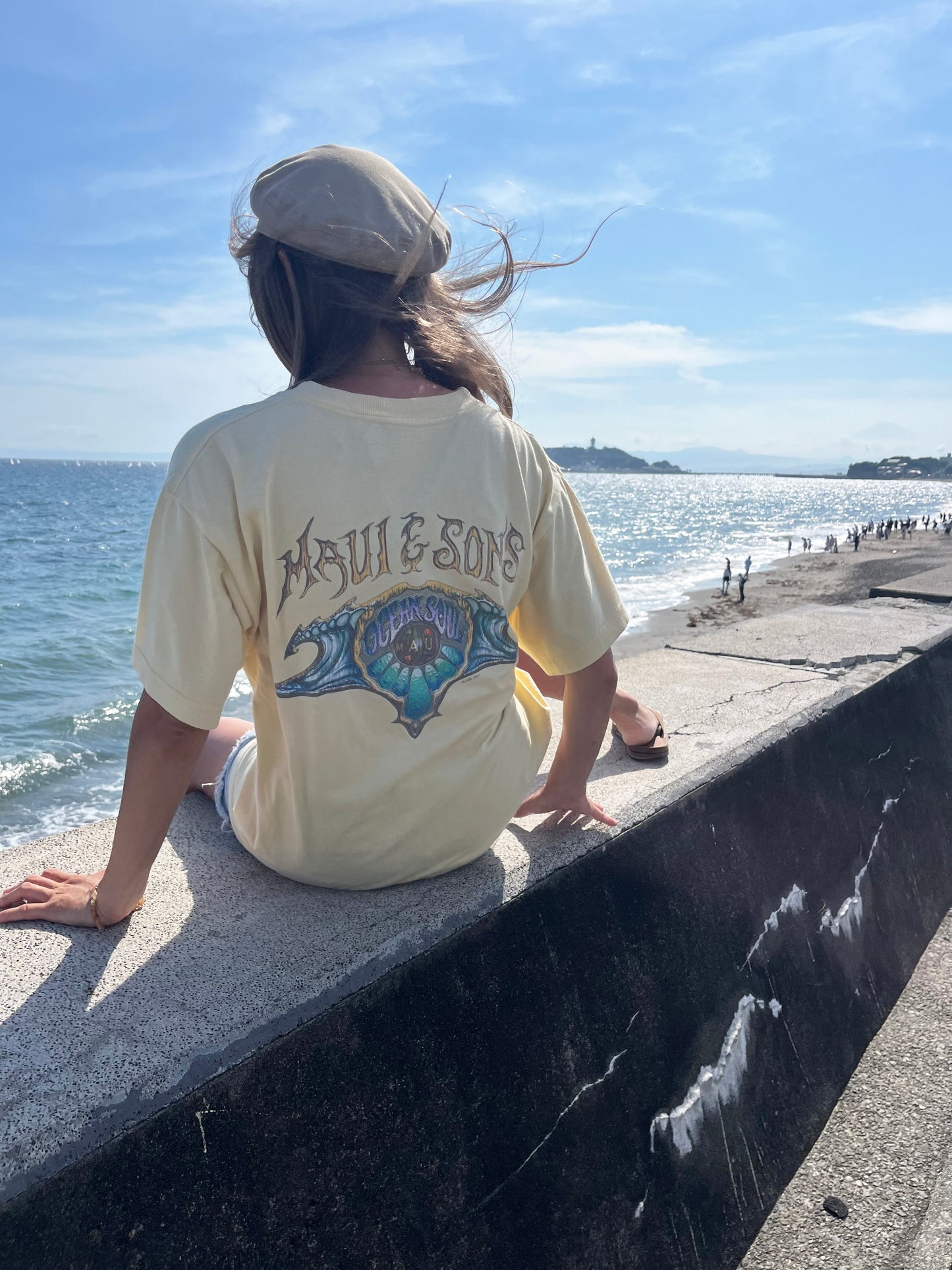 90's MAUI AND SONS Surf T-shirt (men's S相当)