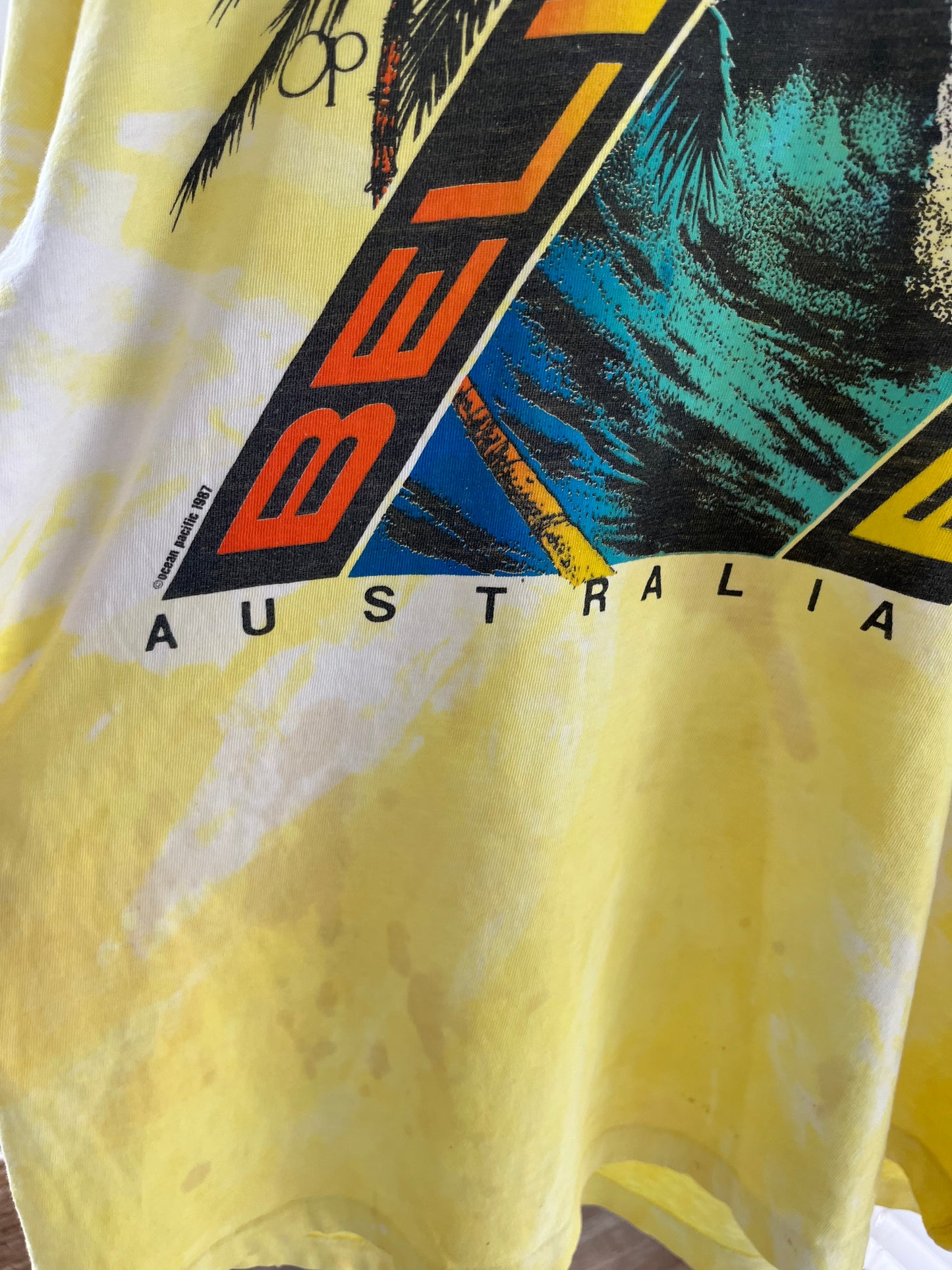80's Ocean Pacific Bells Beach Australia one size (men's XL相当)