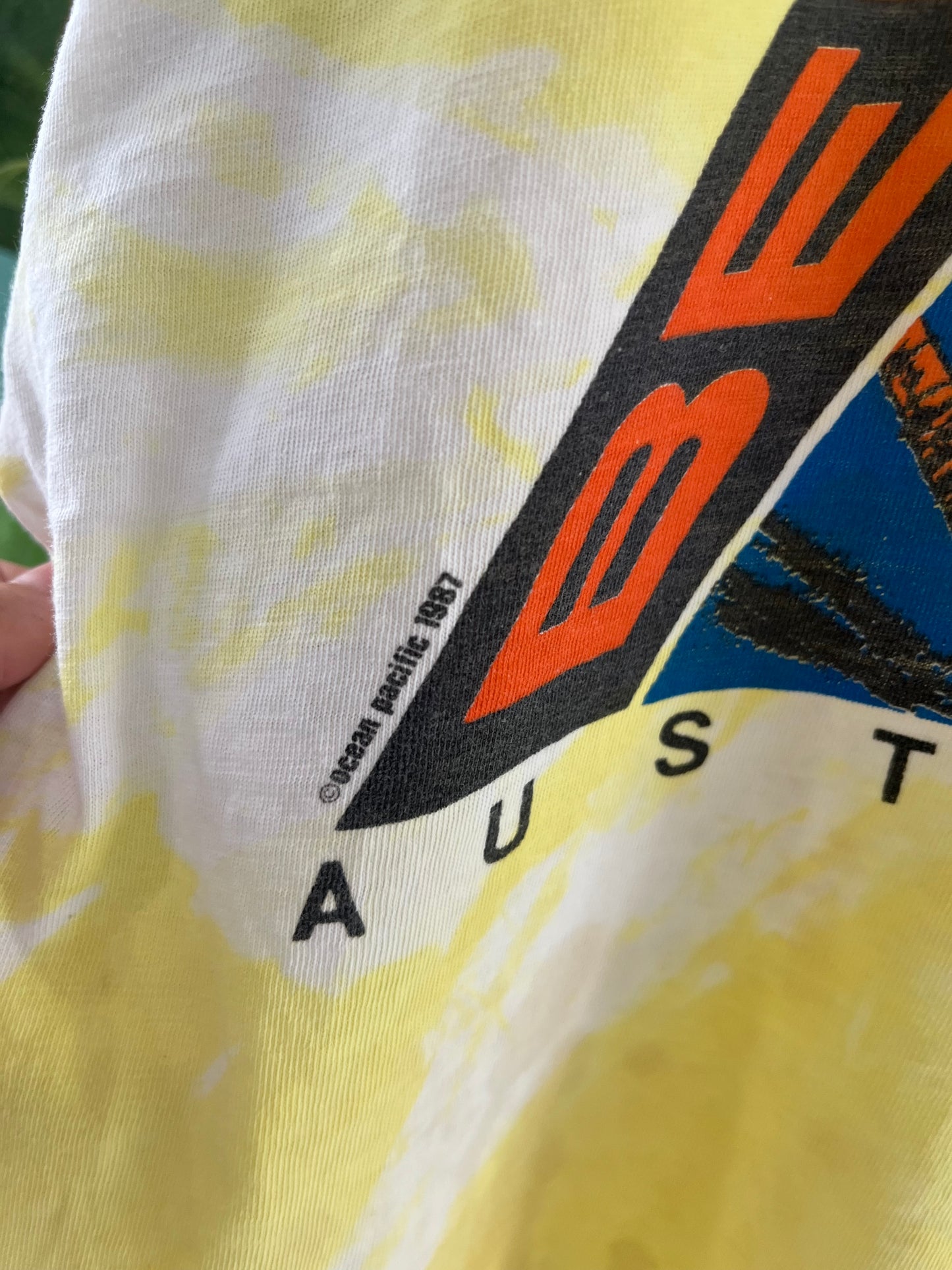 80's Ocean Pacific Bells Beach Australia one size (men's XL相当)