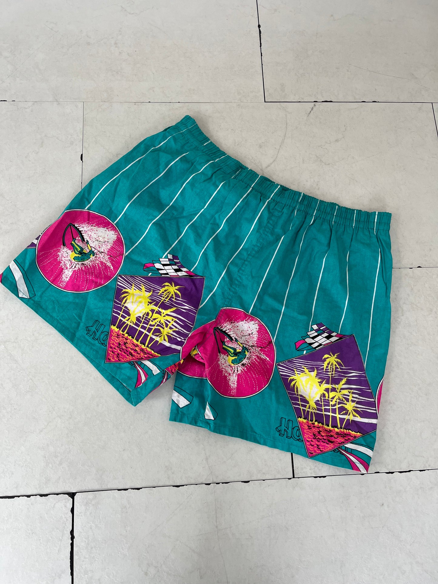 80's Euro vintage Short board Surfing (size M ※実際Lぐらい)