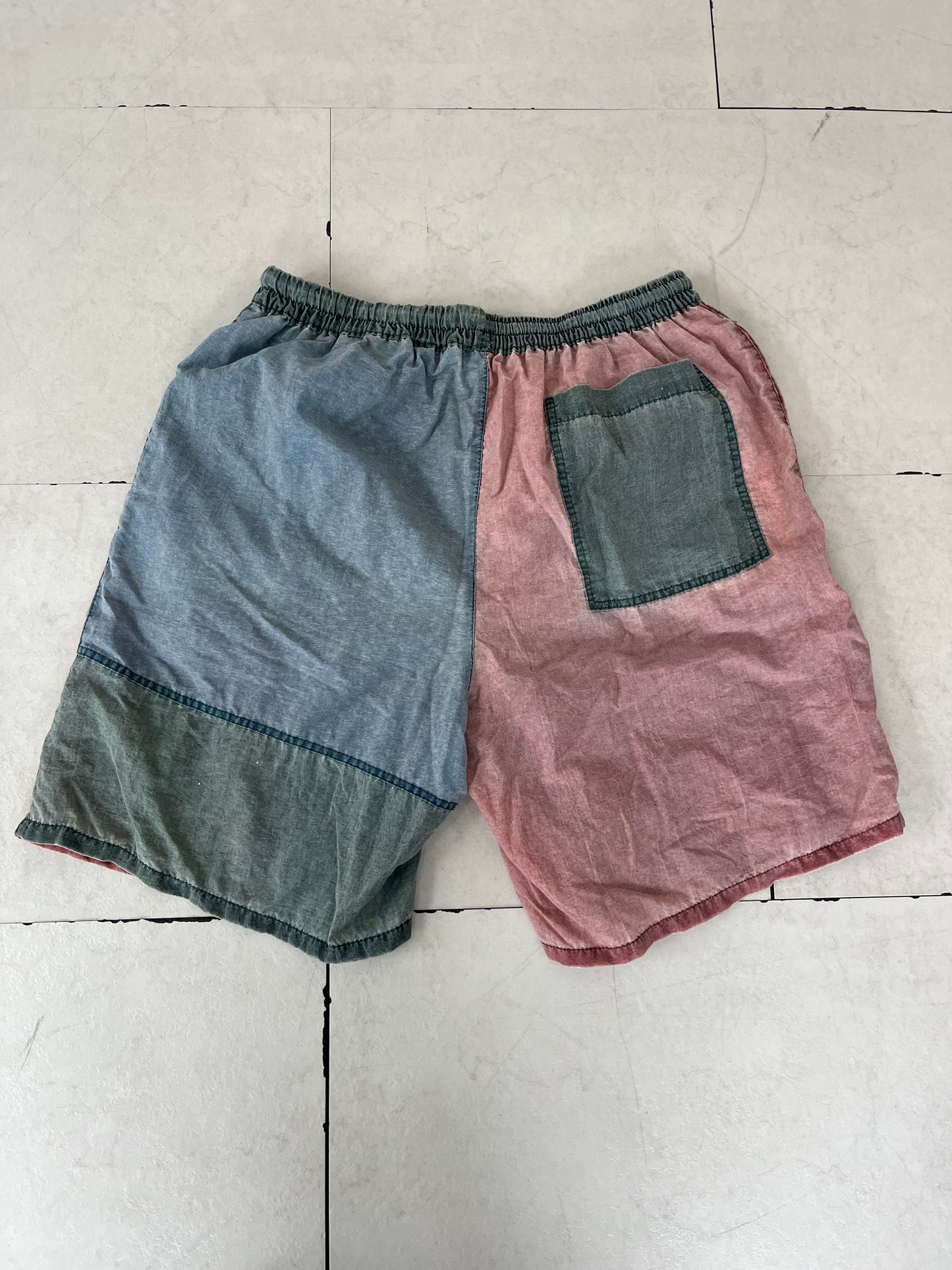 80's Euro vintage Fun surfing Nylon beach shorts (men's M)
