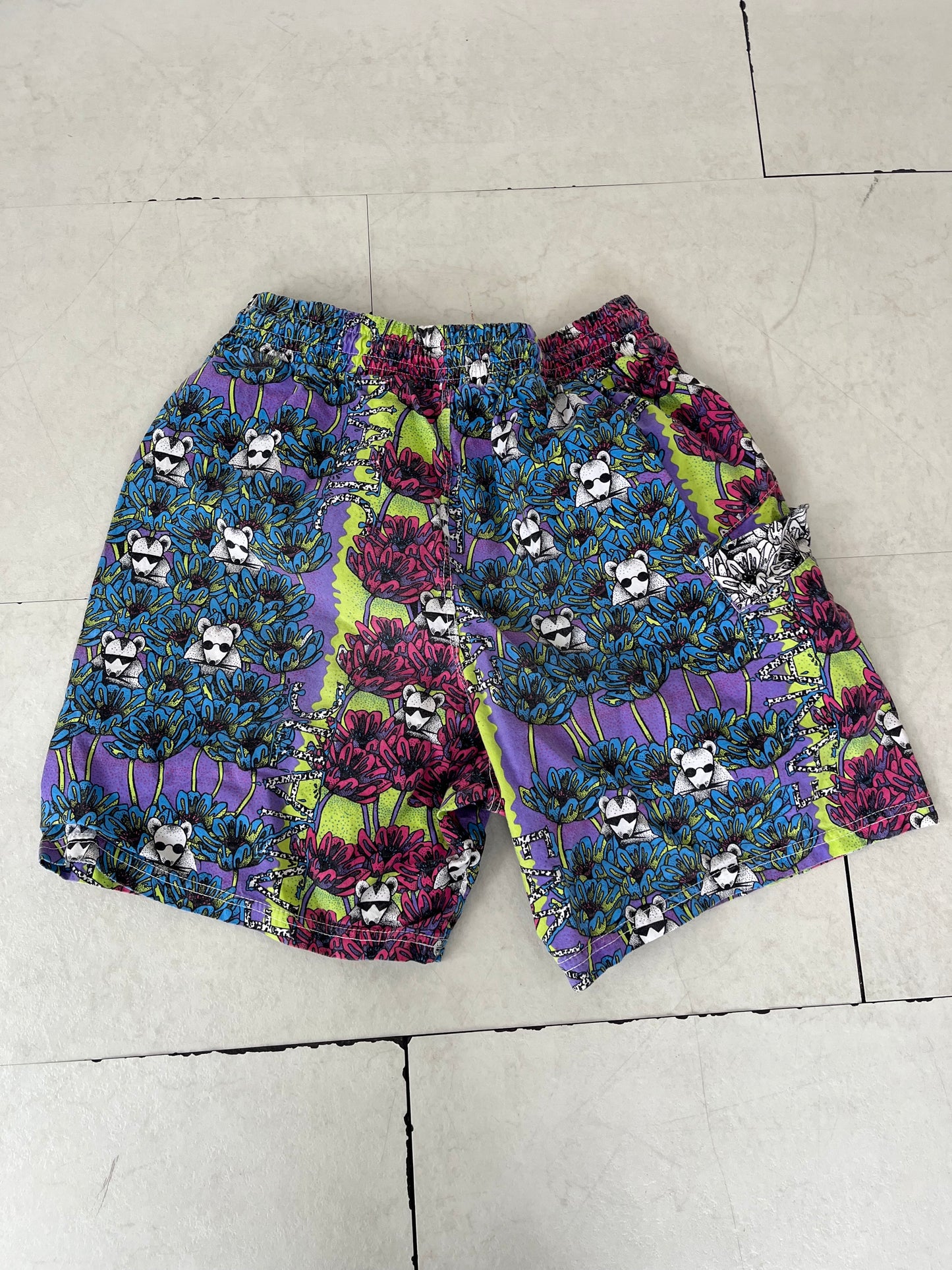 80's Euro vintage FANATIC Mouse Beach shorts (men's S /women's M相当)