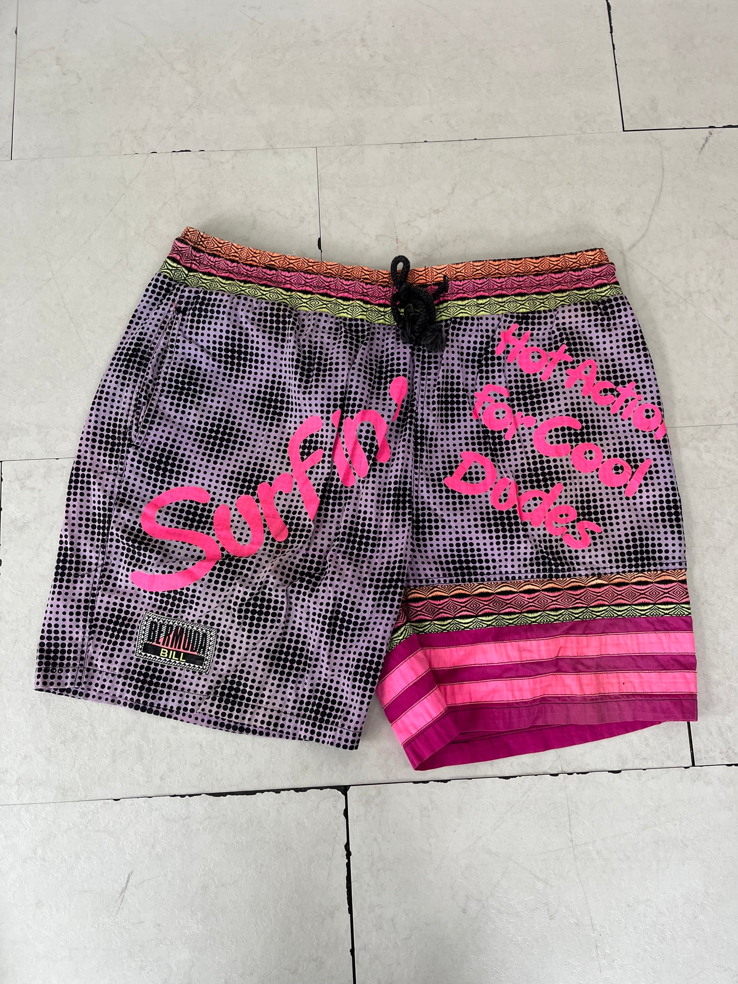 90's BERMUDA BILL Cotton Beach shorts (men's L ※実際はmen's XL相当)