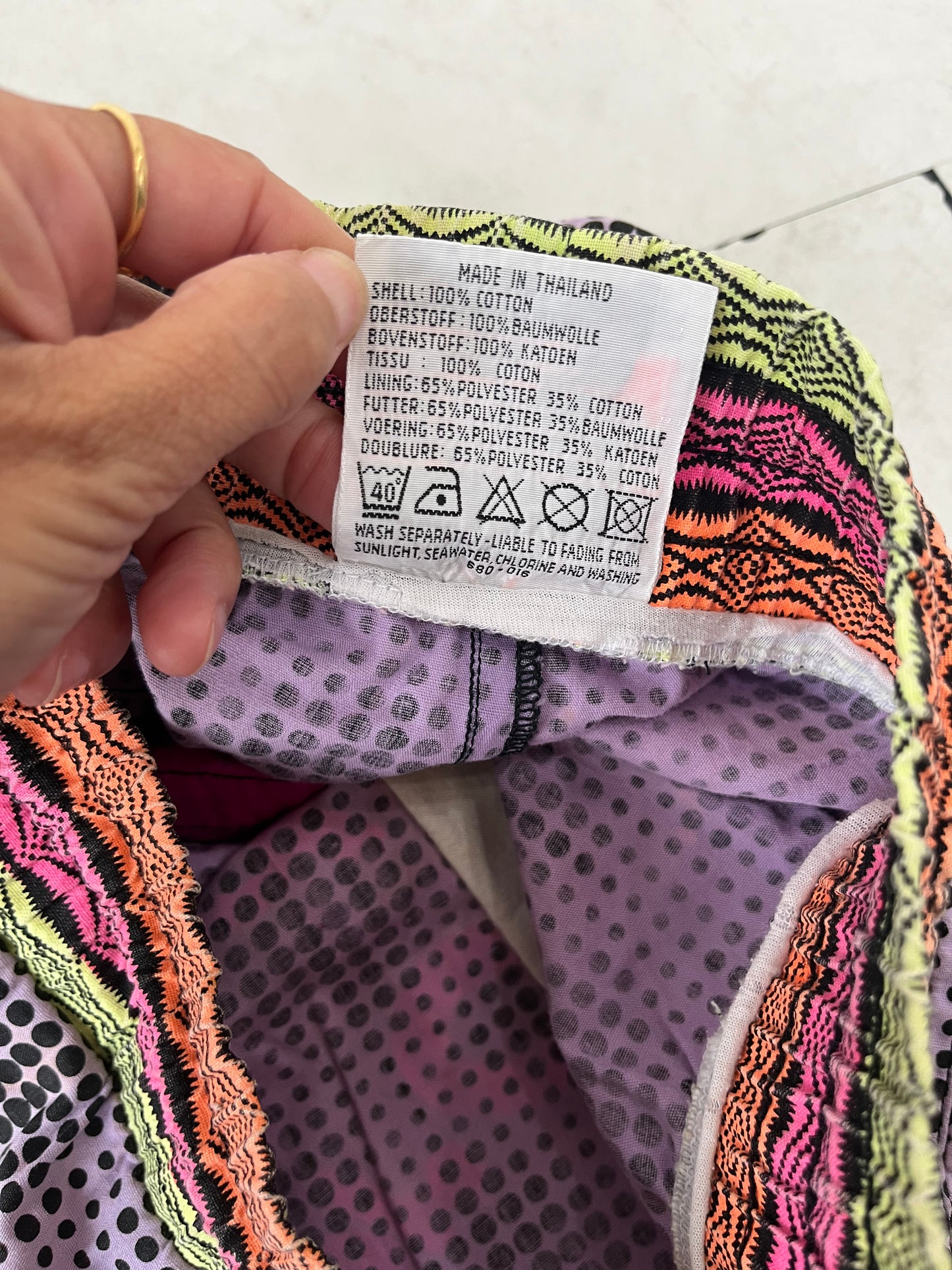 90's BERMUDA BILL Cotton Beach shorts (men's L ※実際はmen's XL相当)