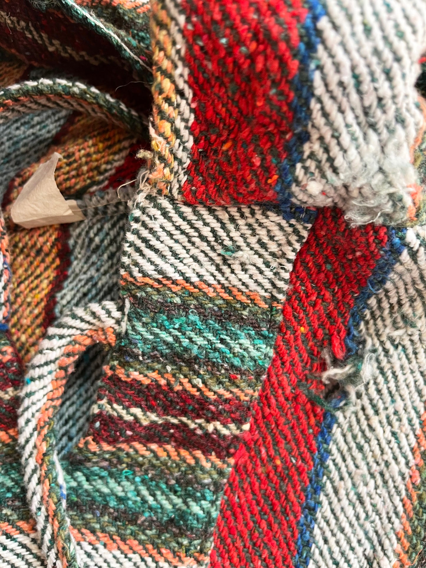 【BORO】MOLINA multi color mexican parka Baja Hoodie (men's XL)