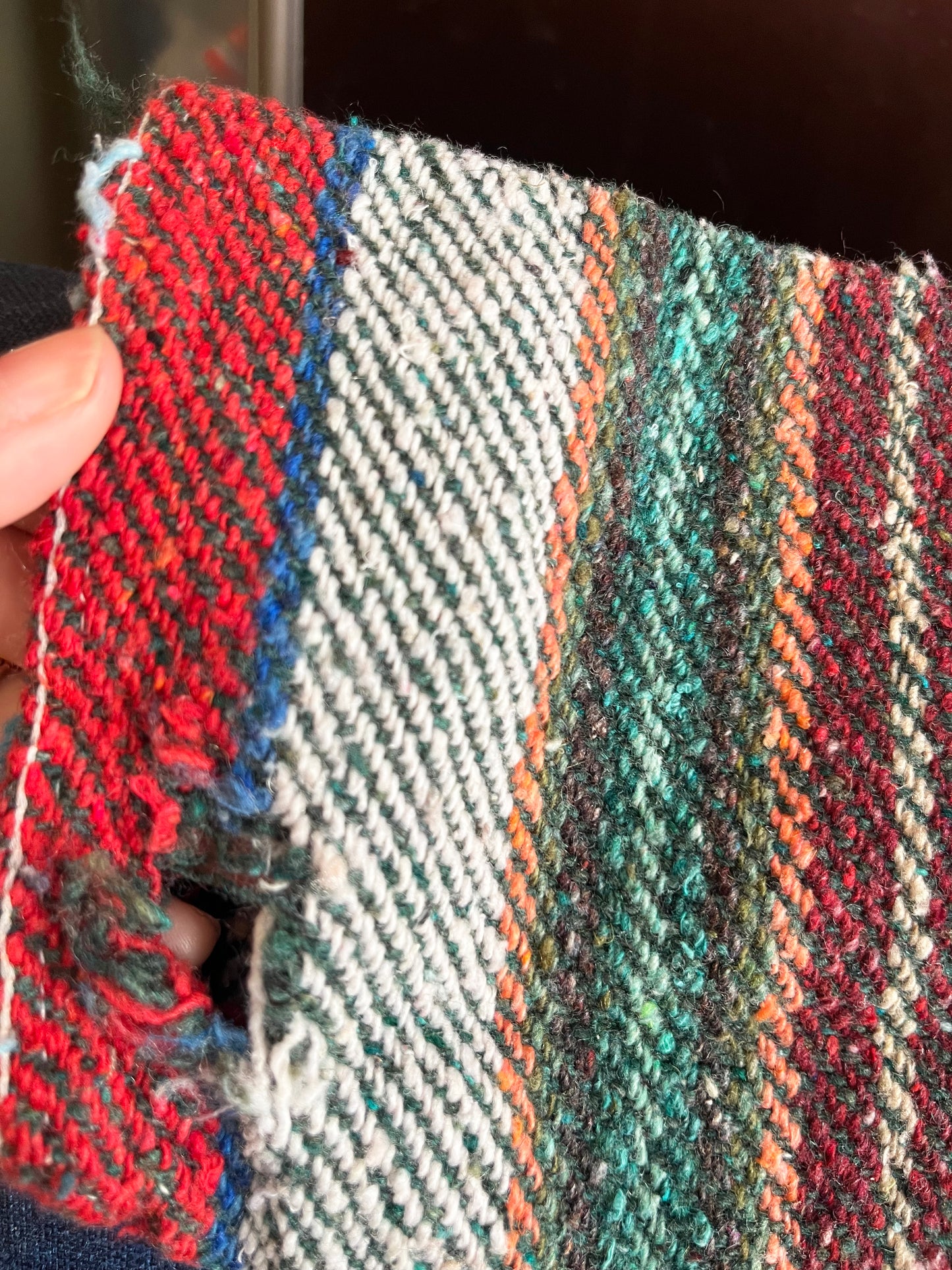 【BORO】MOLINA multi color mexican parka Baja Hoodie (men's XL)