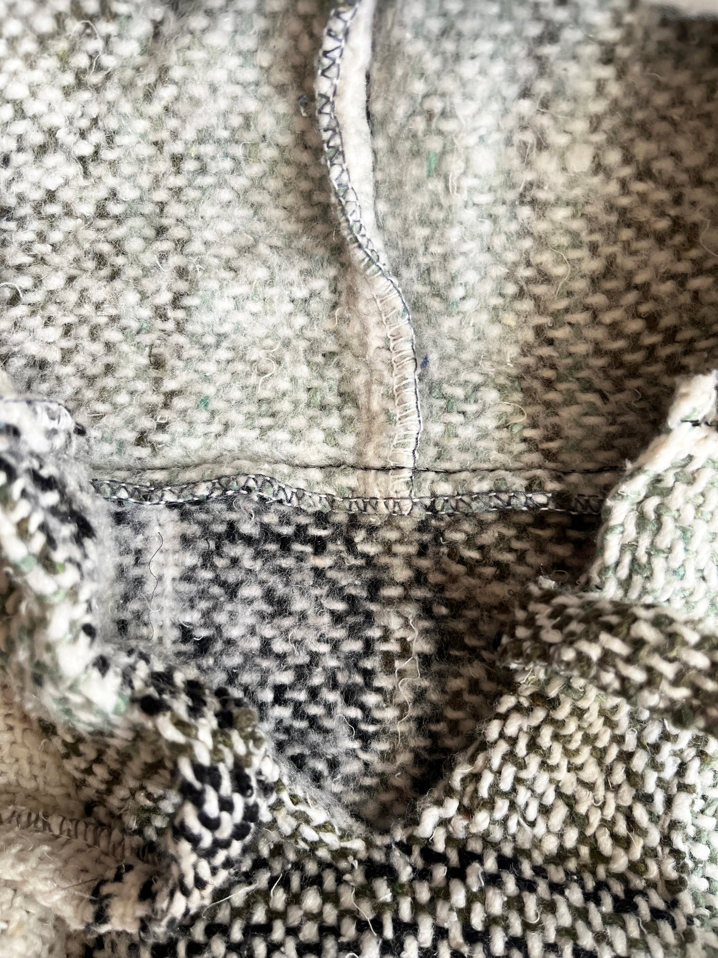 white color mexican parka Baja Hoodie (About men's L)