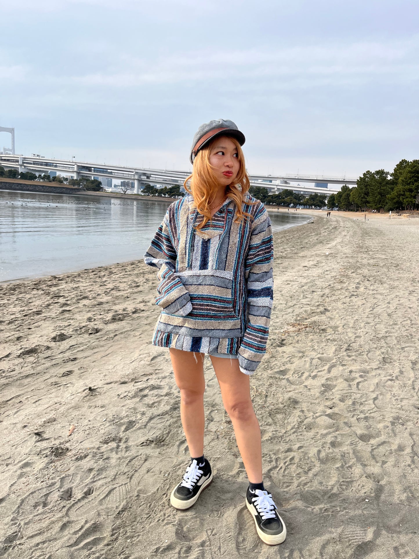 Molina Daxaca Mexican parka Baja Hoodie (size:L)