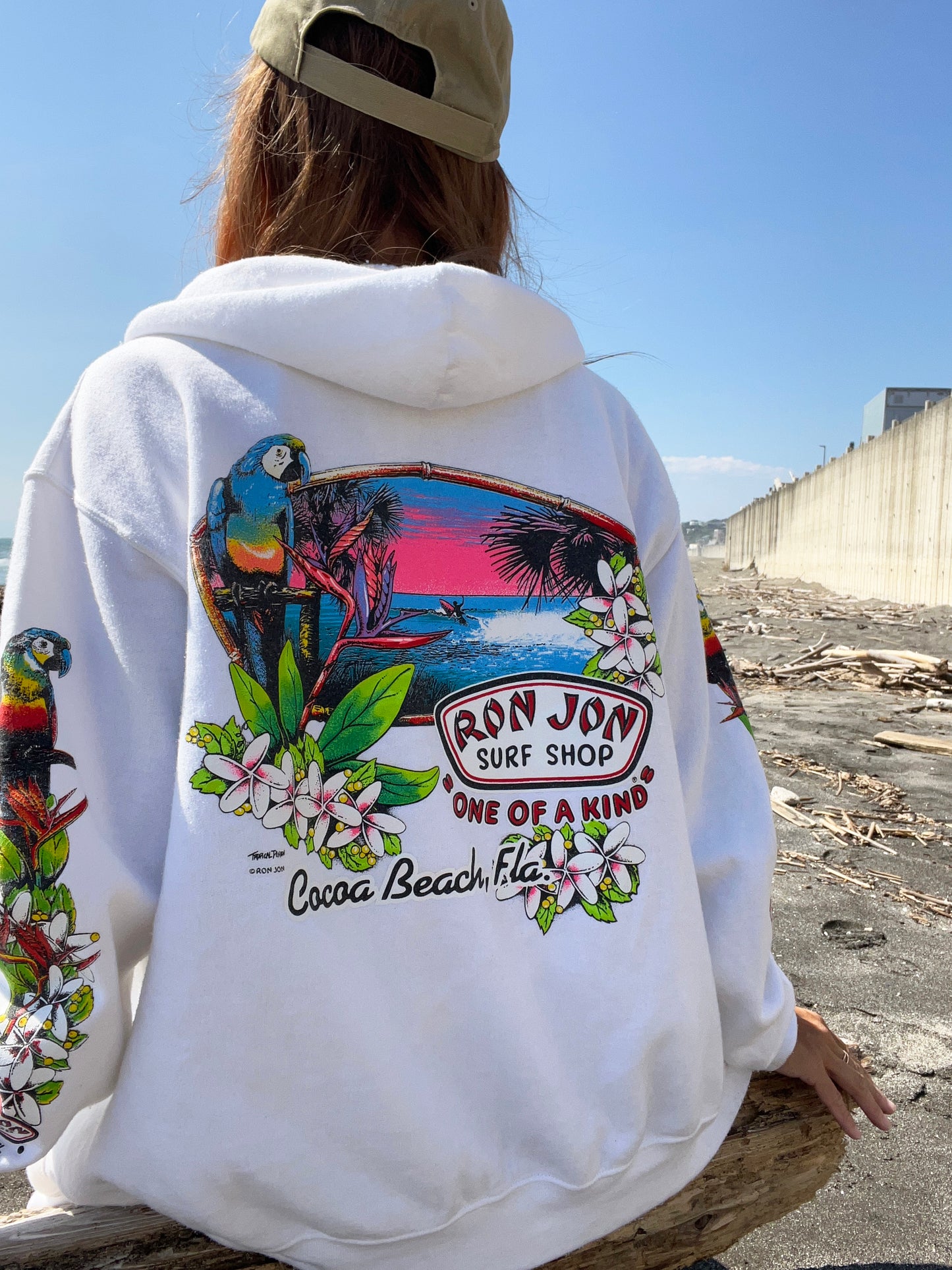 【RONJON SURF CLUB】Ronjon Surf Club Paradise surf Hoodie (men's S)