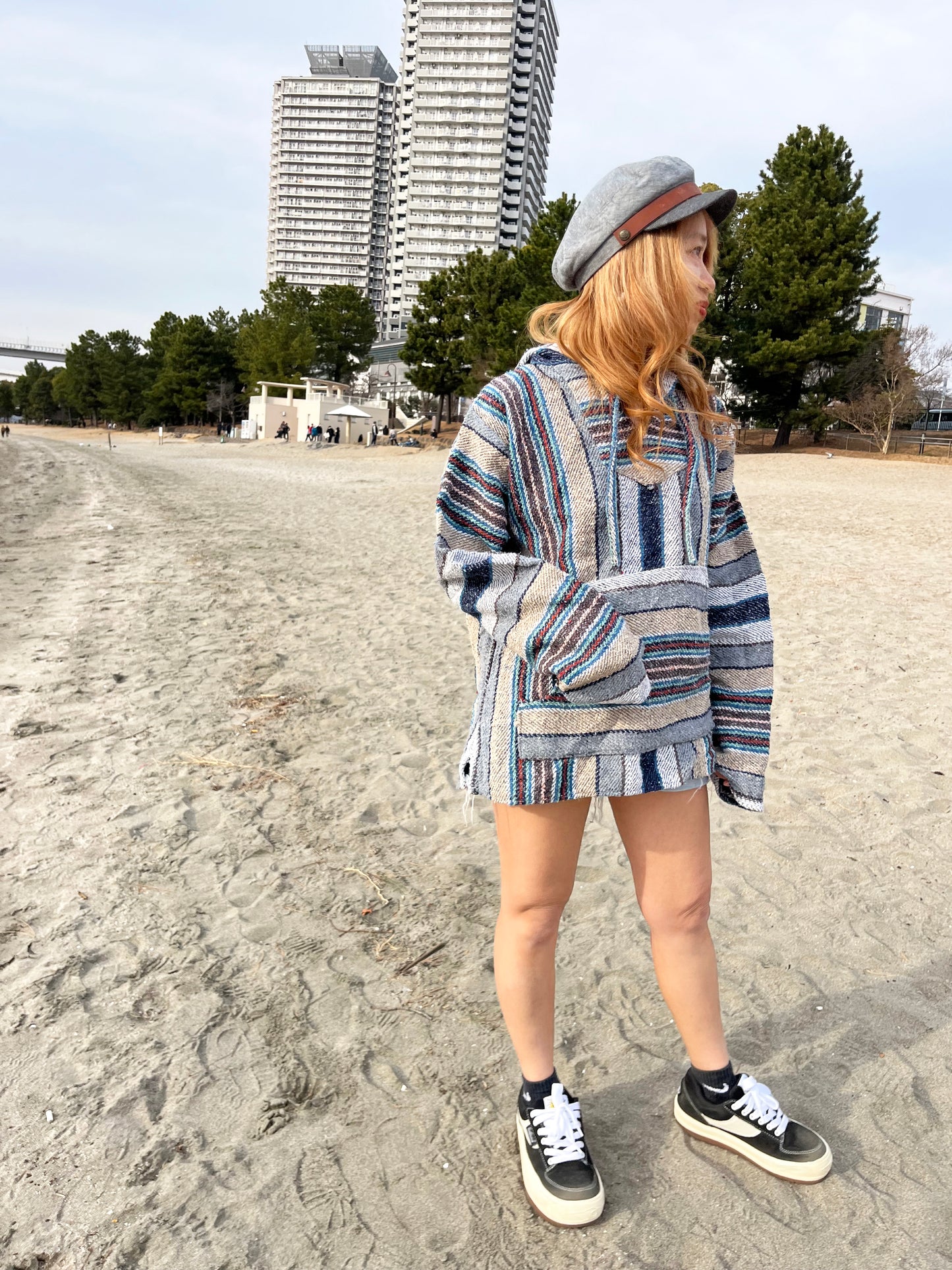 Molina Daxaca Mexican parka Baja Hoodie (size:L)