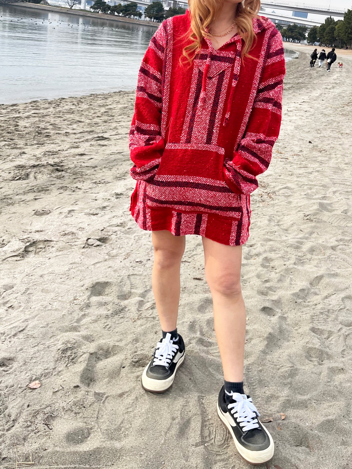 ARTESANIAS mexican parka Baja Hoodie (size:XL)