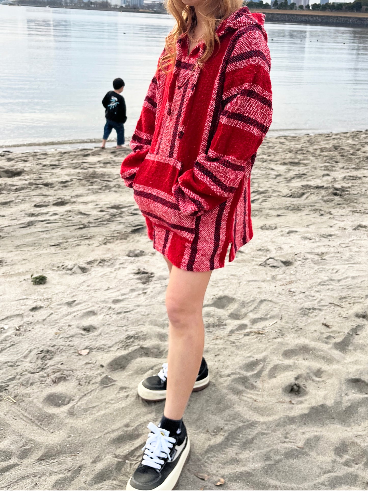 ARTESANIAS mexican parka Baja Hoodie (size:XL)
