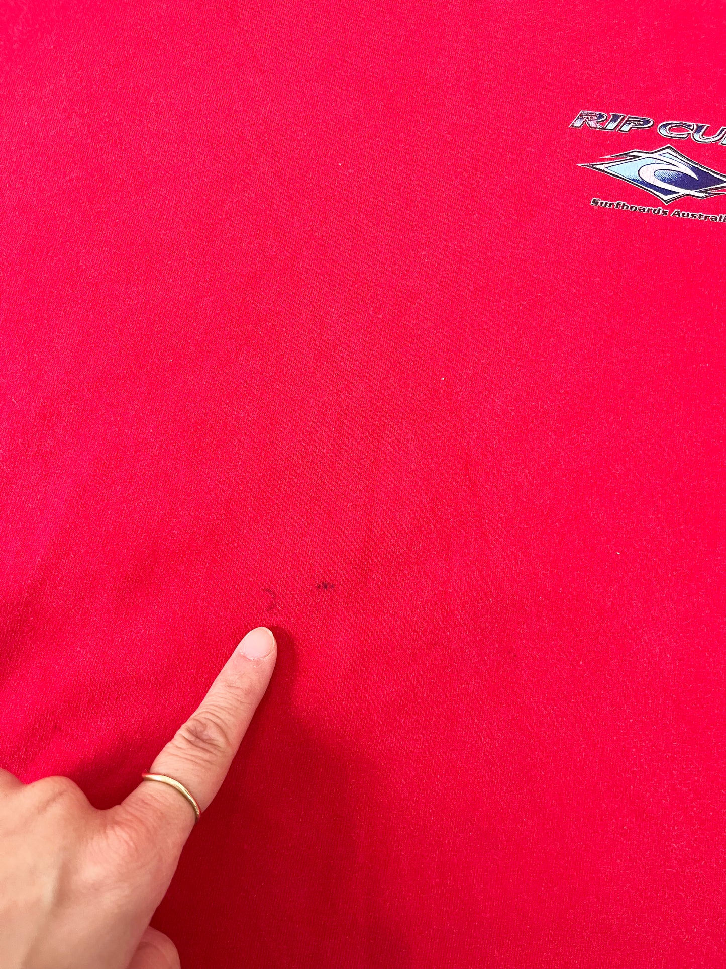 00's Ripcurl Surf Board Australia Print Tee men's L相当