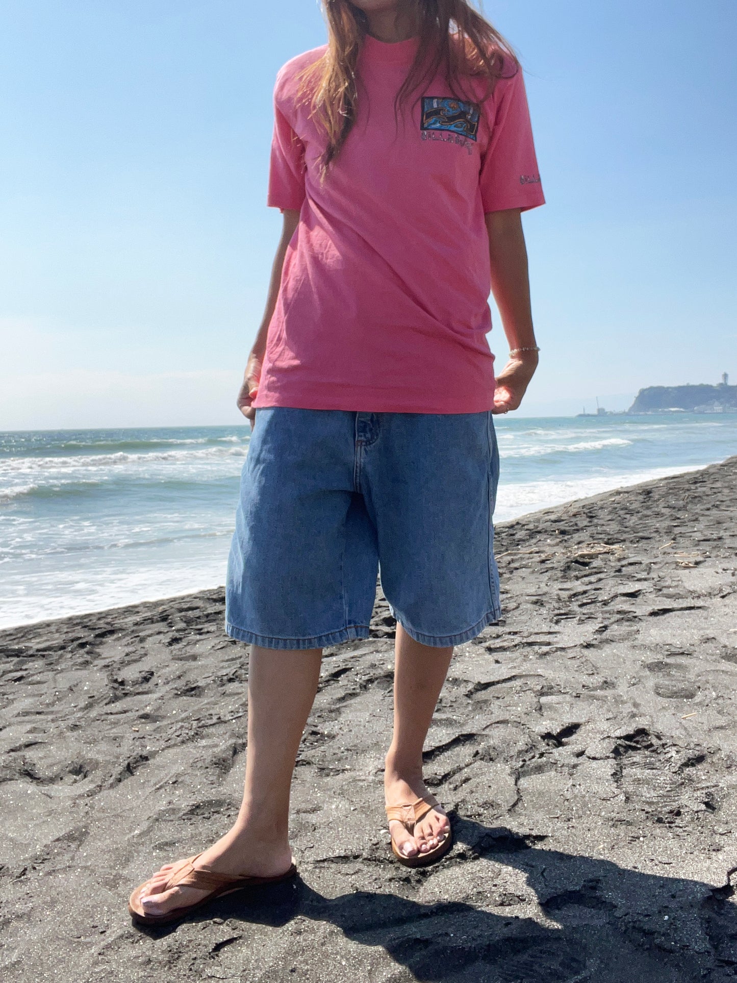 【Billabong】90's billabong 1990 Pink T-shirt(men's M)