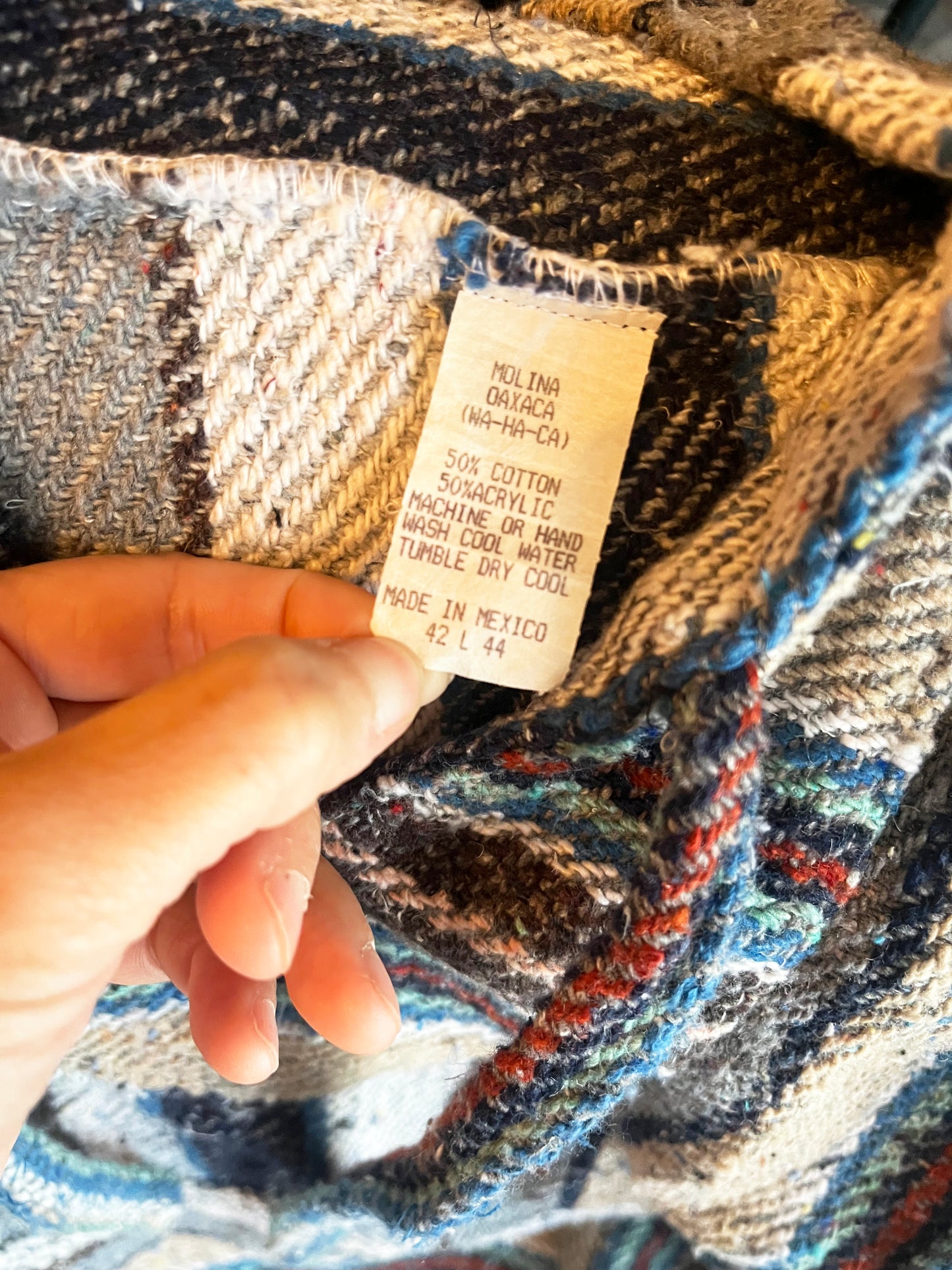 Molina Daxaca Mexican parka Baja Hoodie (size:L)
