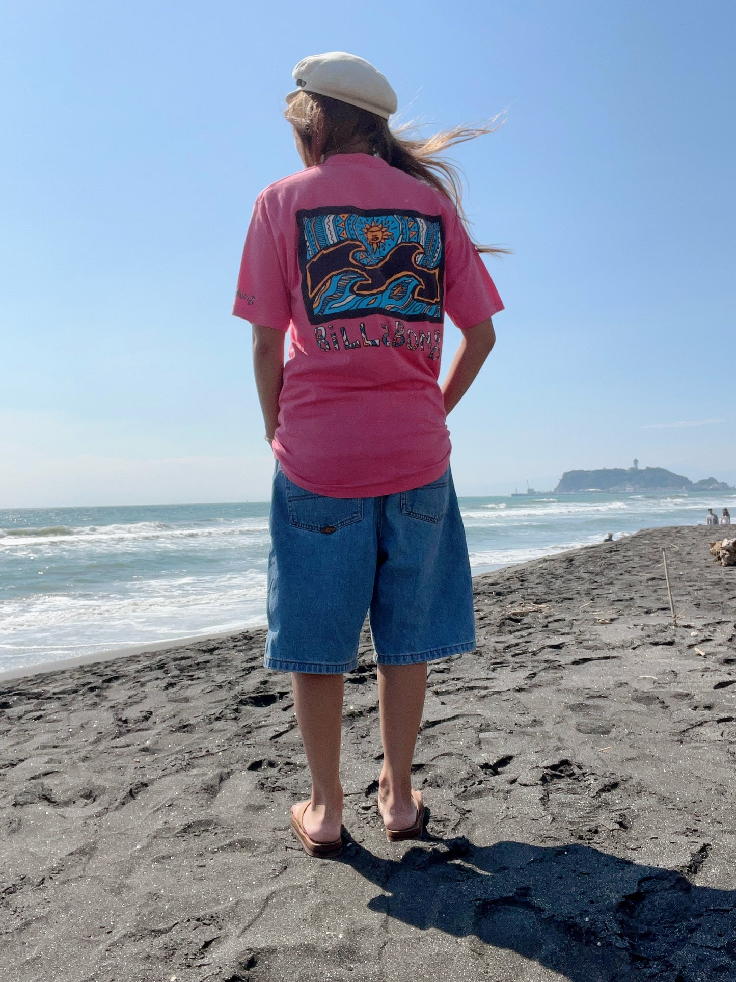 【Billabong】90's billabong 1990 Pink T-shirt(men's M)