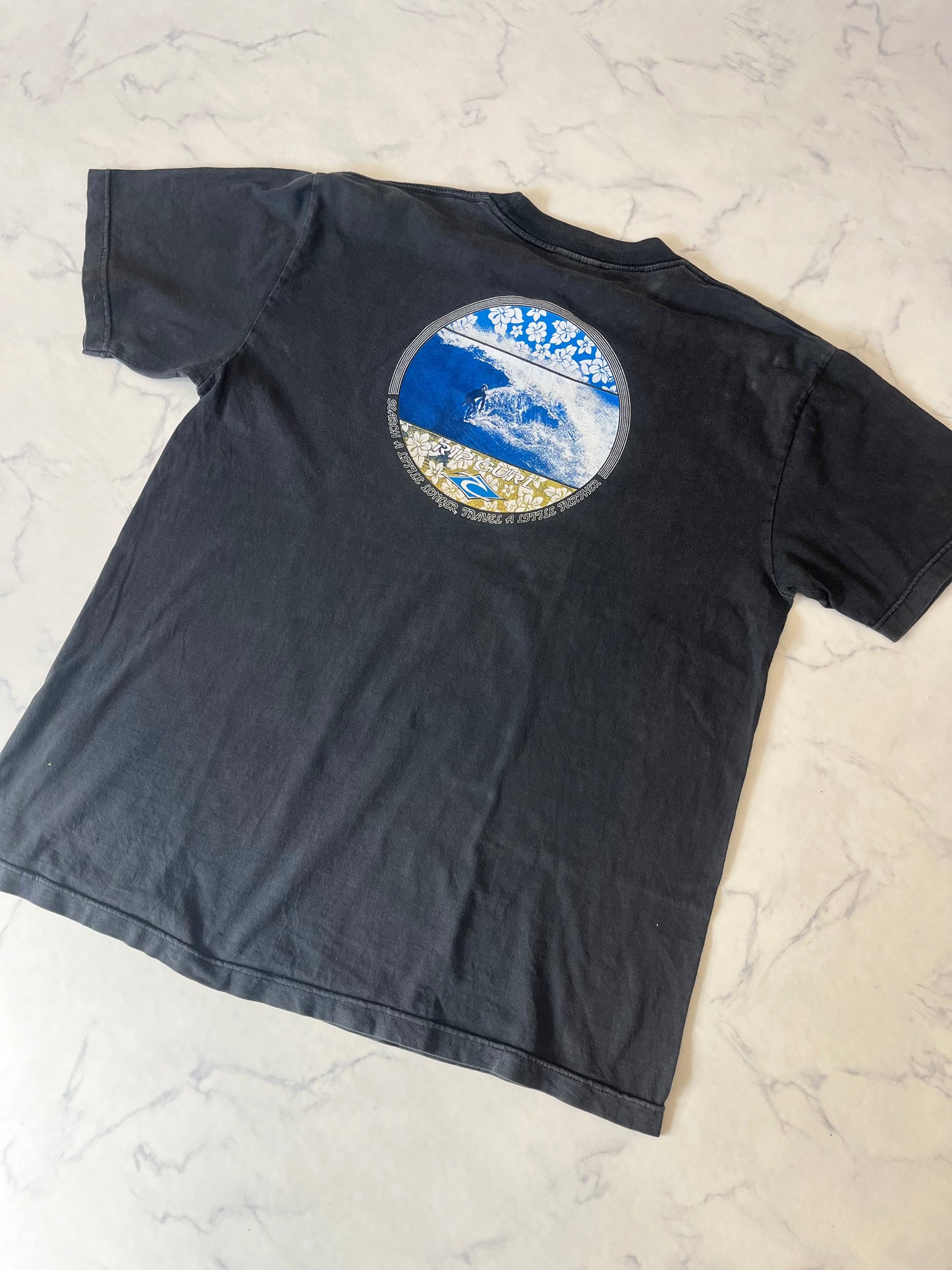 90's-00's RipCurl surfing T-shirt (men's L相当)