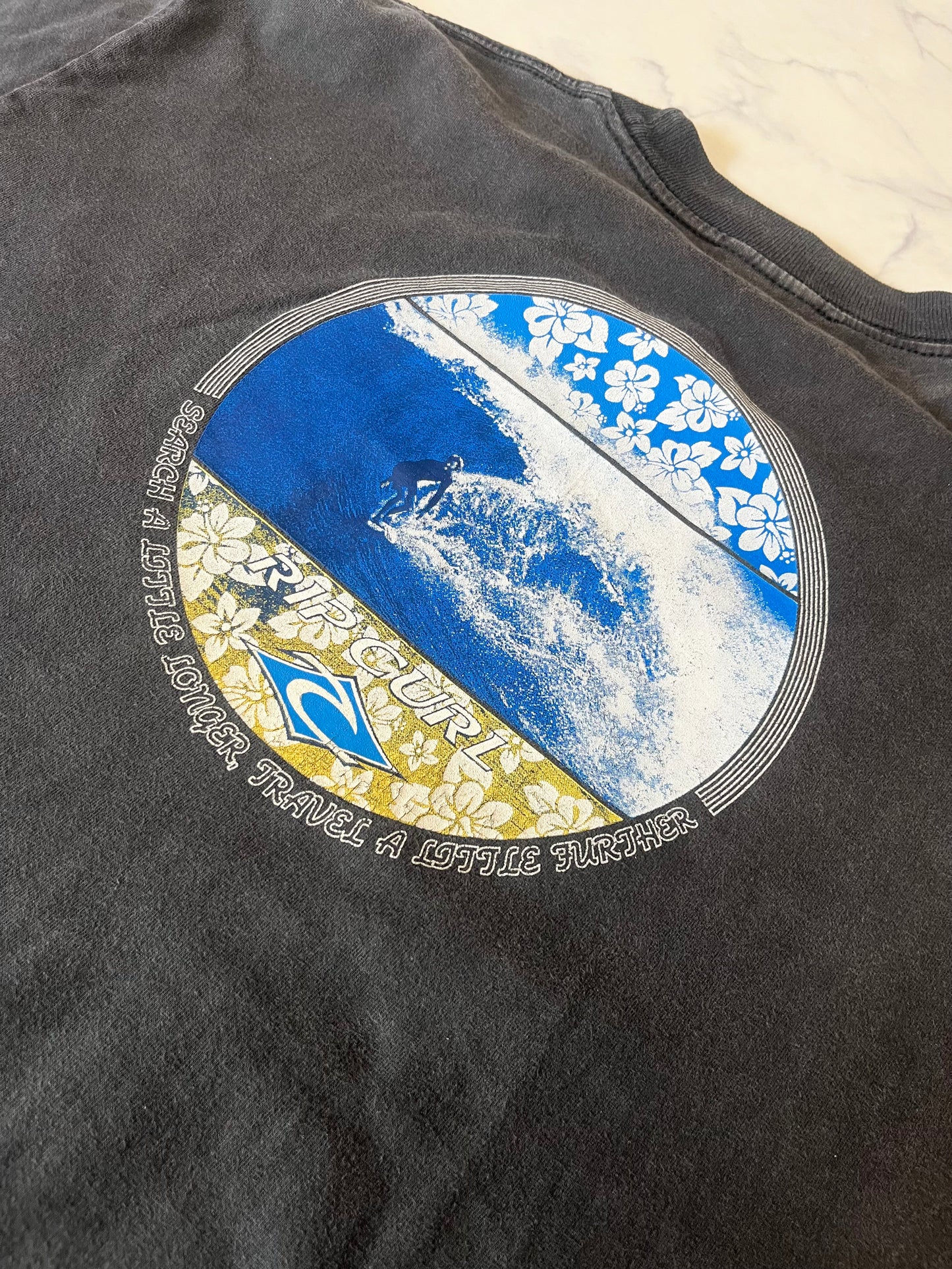 90's-00's RipCurl surfing T-shirt (men's L相当)
