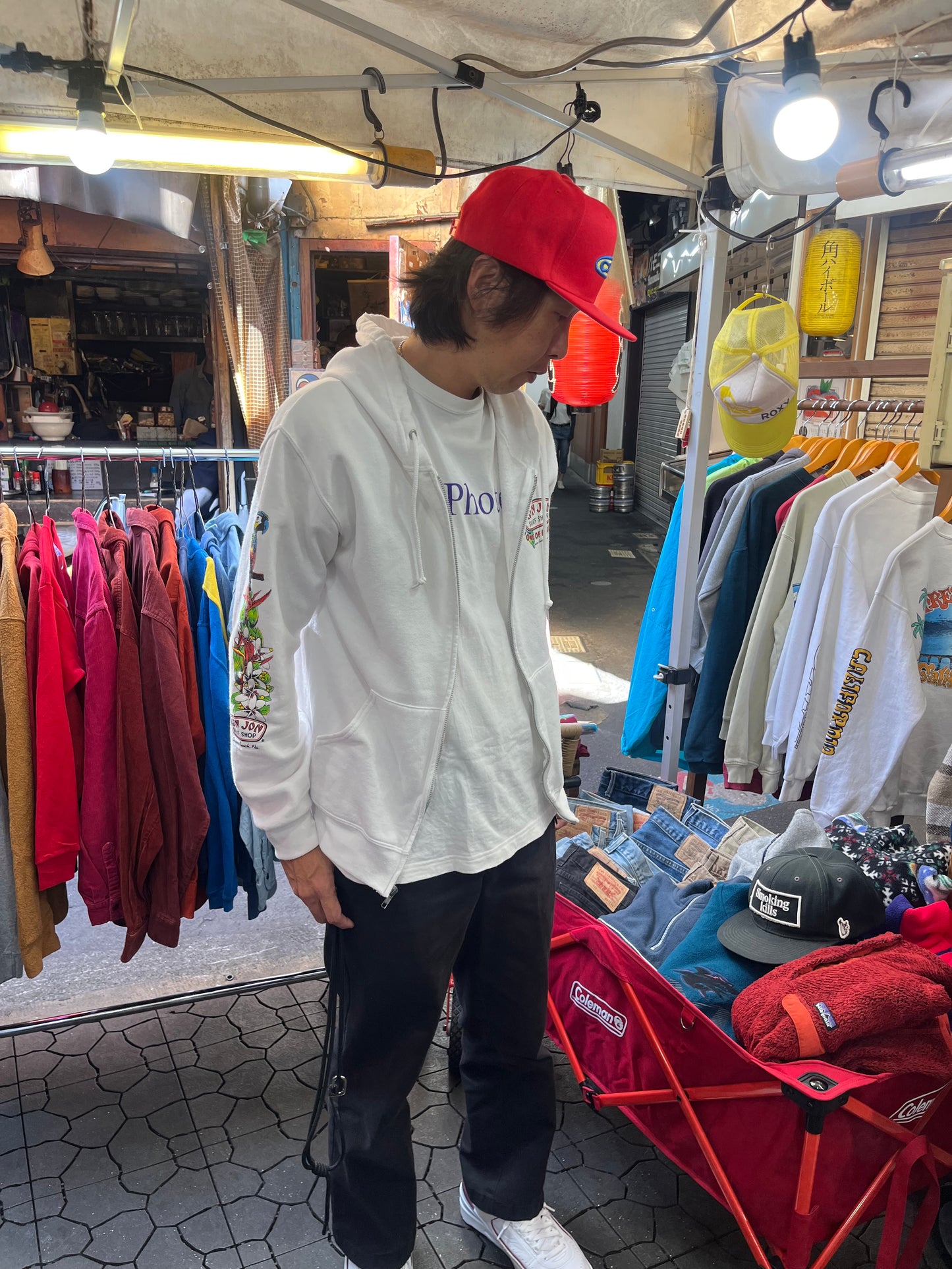 【RONJON SURF CLUB】Ronjon Surf Club Paradise surf Hoodie (men's S)