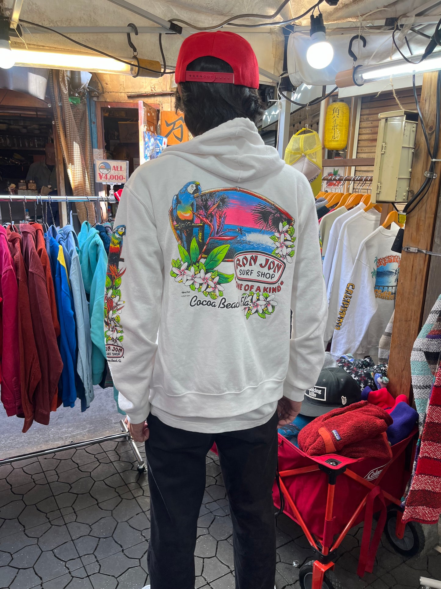 【RONJON SURF CLUB】Ronjon Surf Club Paradise surf Hoodie (men's S)