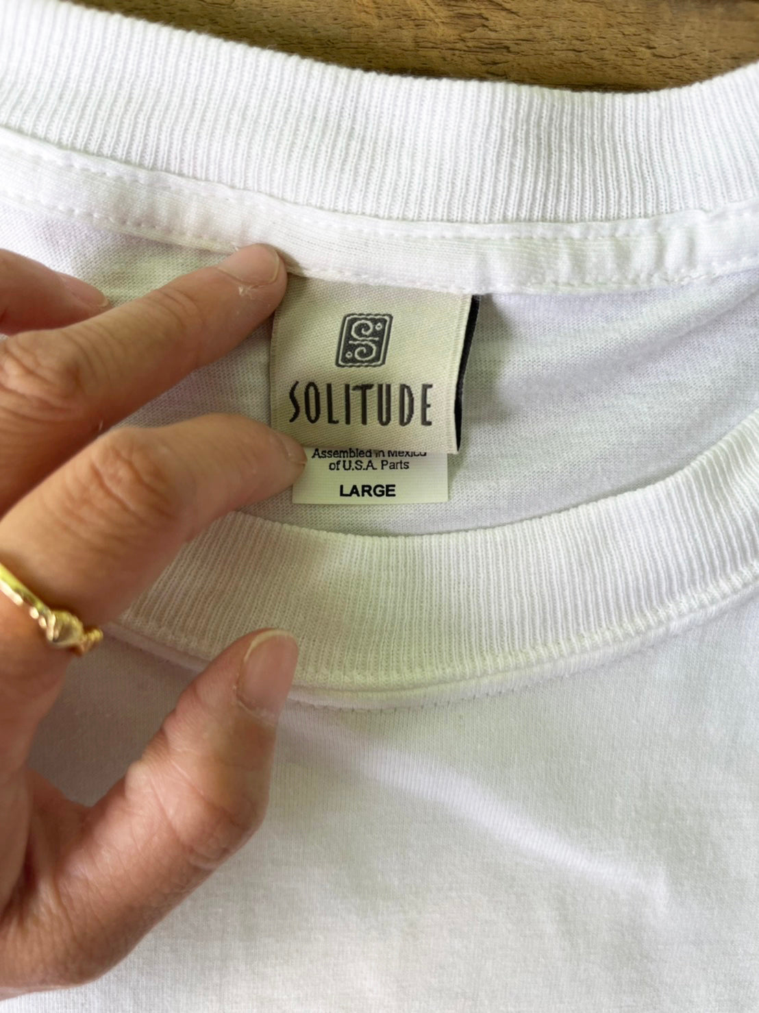 【Solitude】00's Y2K surf Hibiscus Art T-shirt Shaun Tomson (men's L)