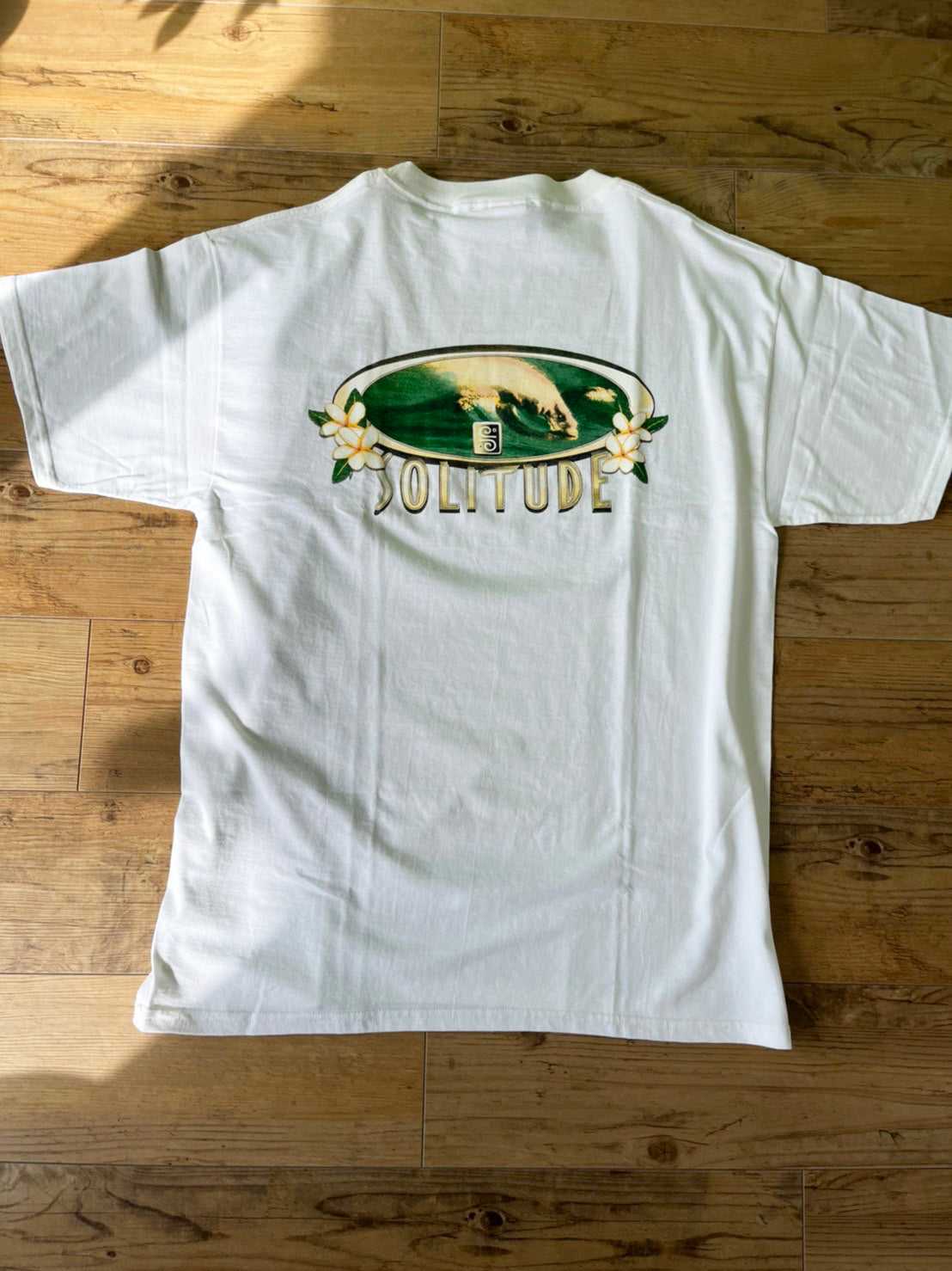 【Solitude】00's Y2K surf Big wave Art T-shirt Shaun Tomson (men's L)