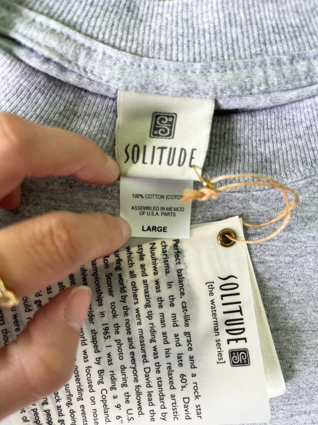 【Solitude】00's Y2K surf the waterman series Debit Nuuhiwa T-shirt (men's L)