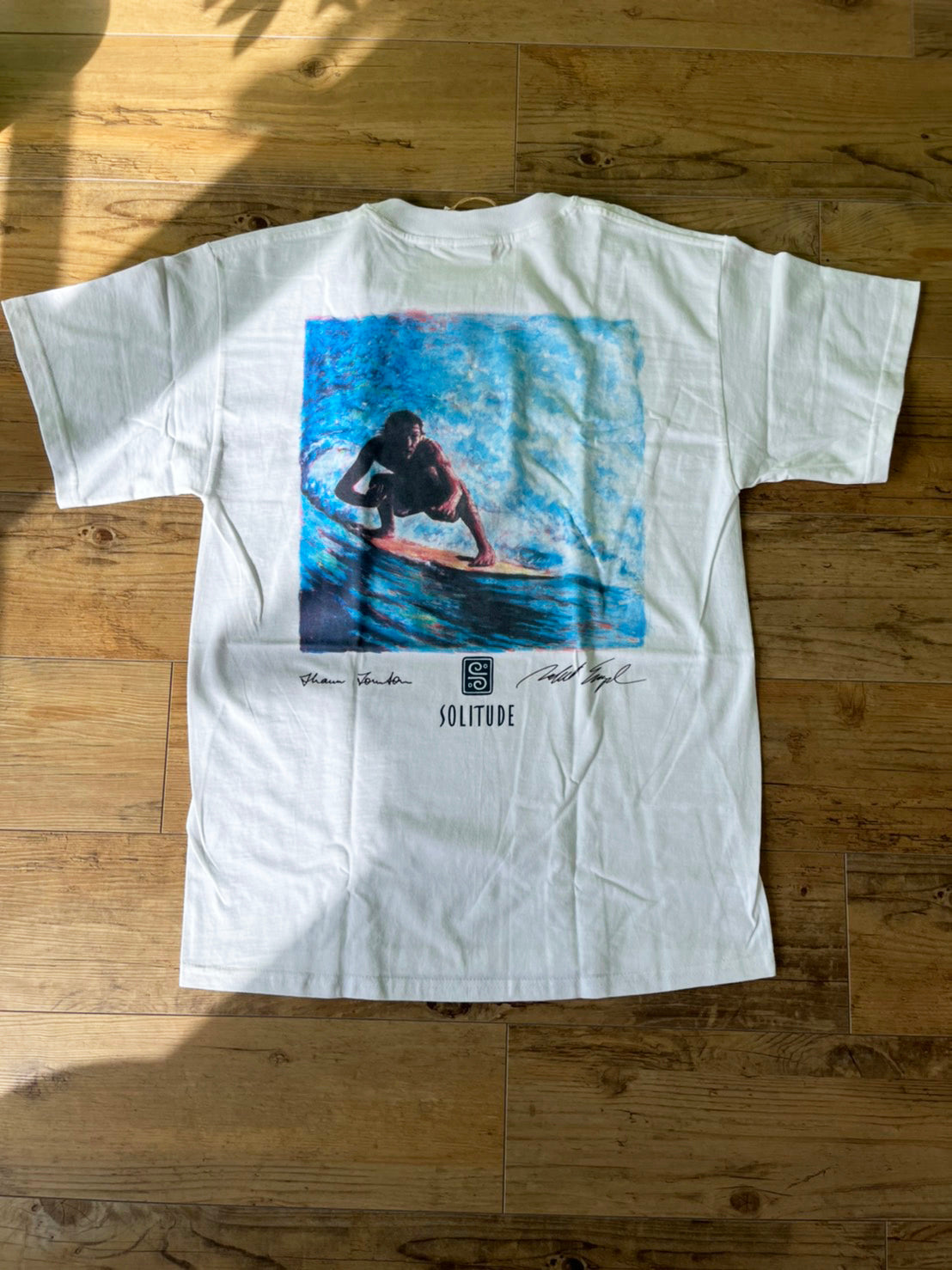 【Solitude】90's vintage surf the waterman series Shaun Tomson T-shirt (men's M)
