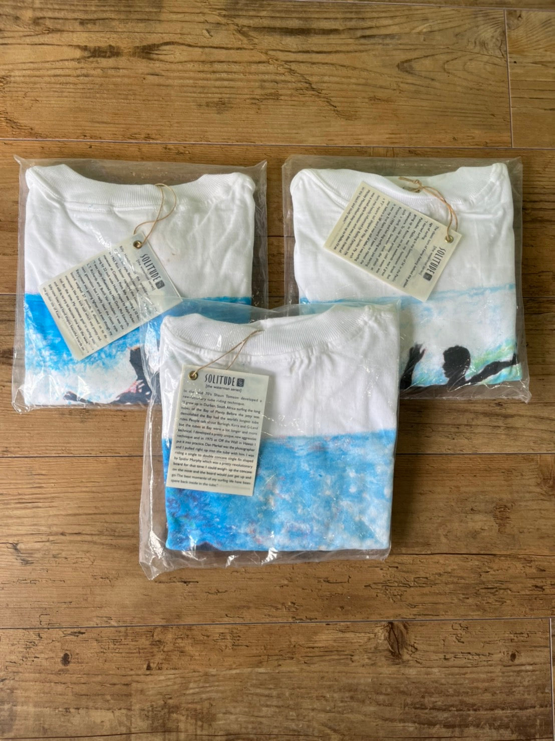 【Solitude】00's Y2K surf the waterman series Bill Hamilton T-shirt (men's L) ※カード付き