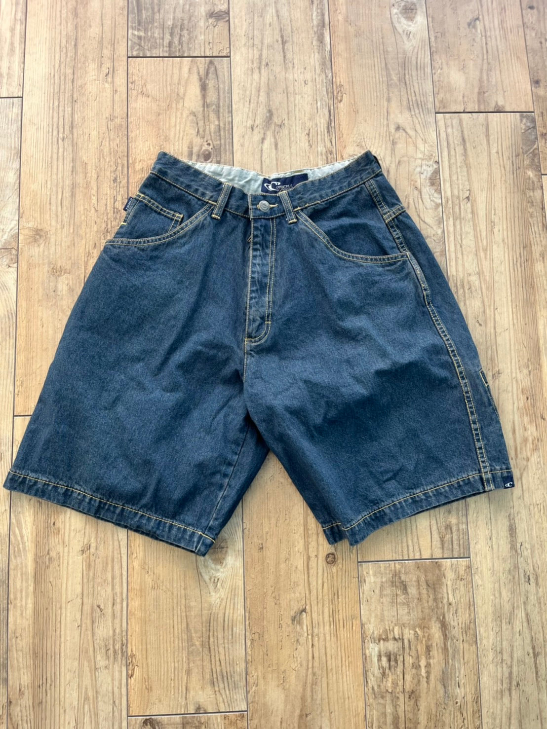 【Dead Stock onewash】 00's O'NEILL surf skate 50years dayone american dna pants (size:30inch)