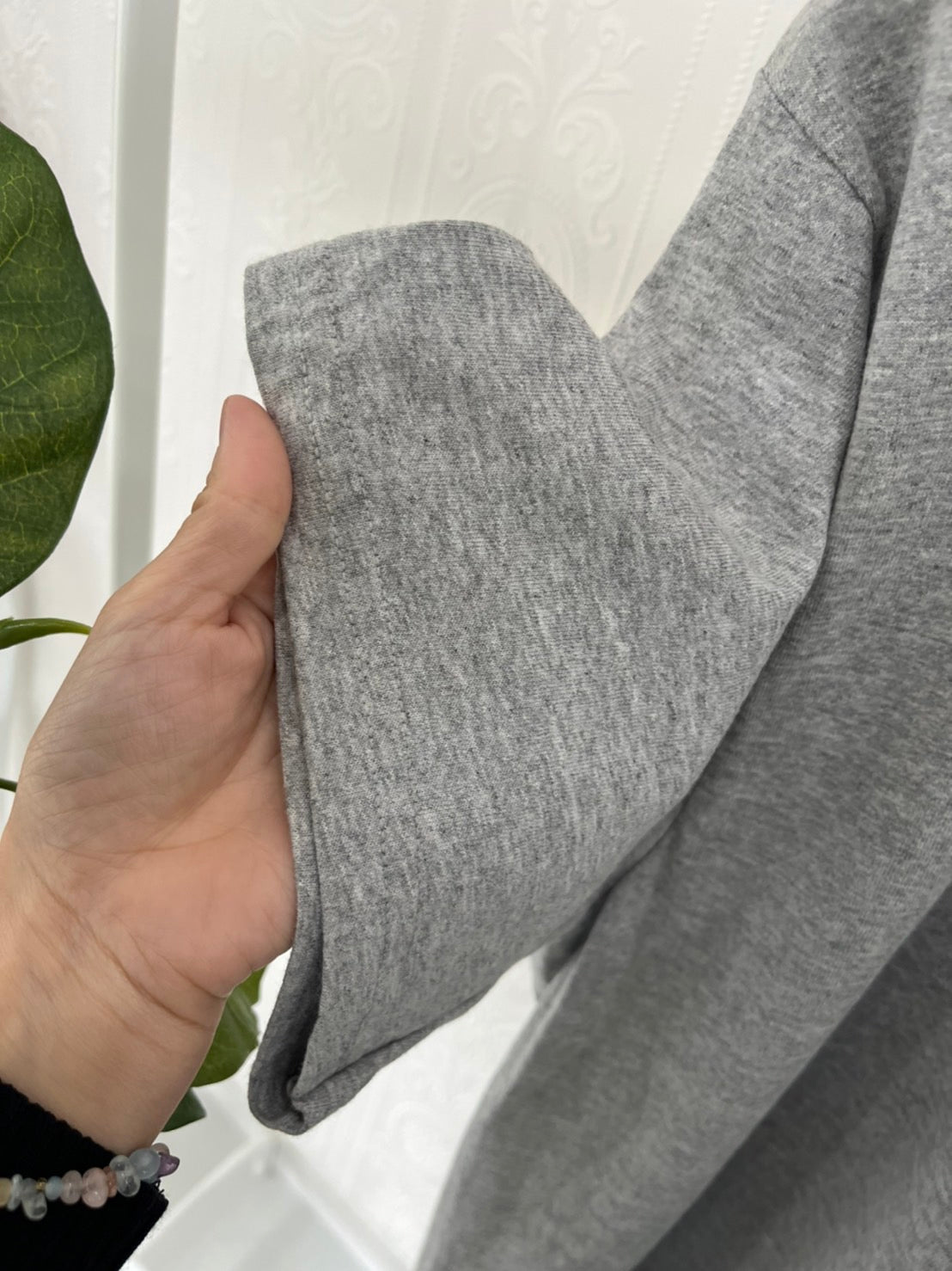 【DeadStock one wash】 90's O'NEILL Hibiscus Big Logo T-shirt Grey (men's S)