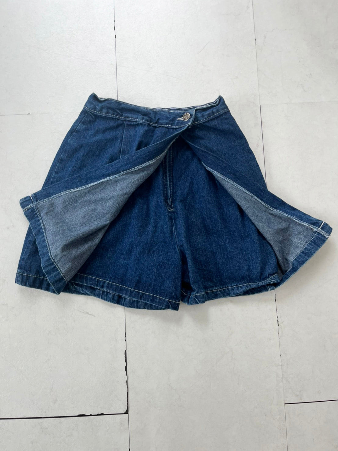 【SPOT SPORTS】90's spot sports Europian beach split skirt (women's S)