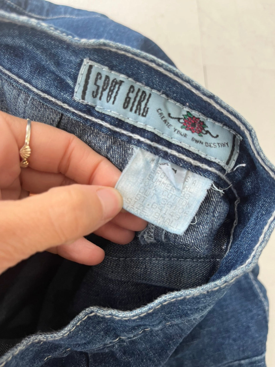 【SPOT SPORTS】90's spot sports Europian beach split skirt (women's S)