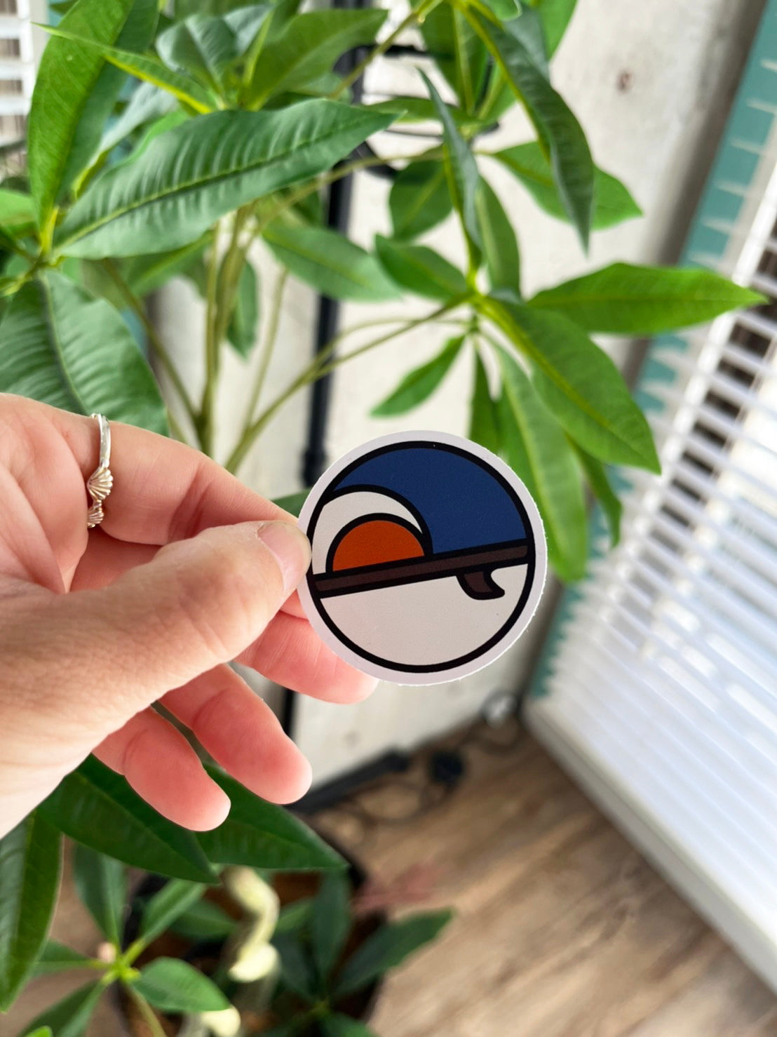 sup rising Original Logo sticker (W4.5cm SMALL)