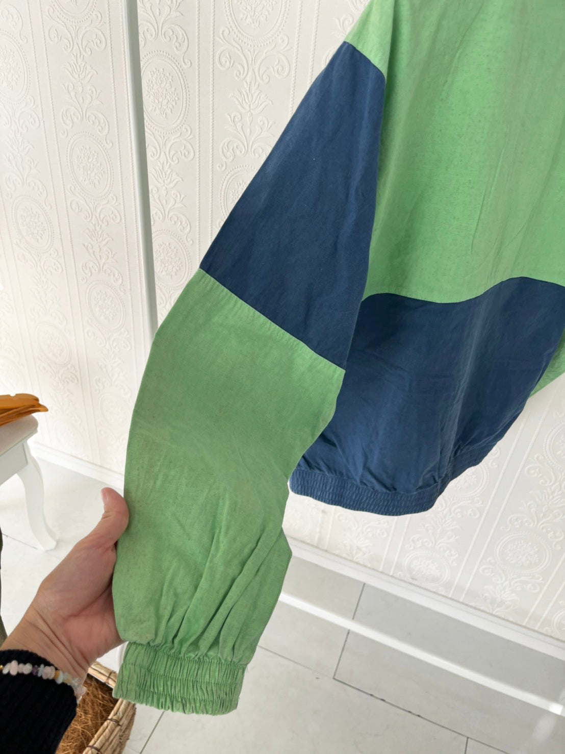 【Quik Silver】80's vintage quik silver master plan cotton jacket クィックシルバー コットンジャケット USA製 (men's M)