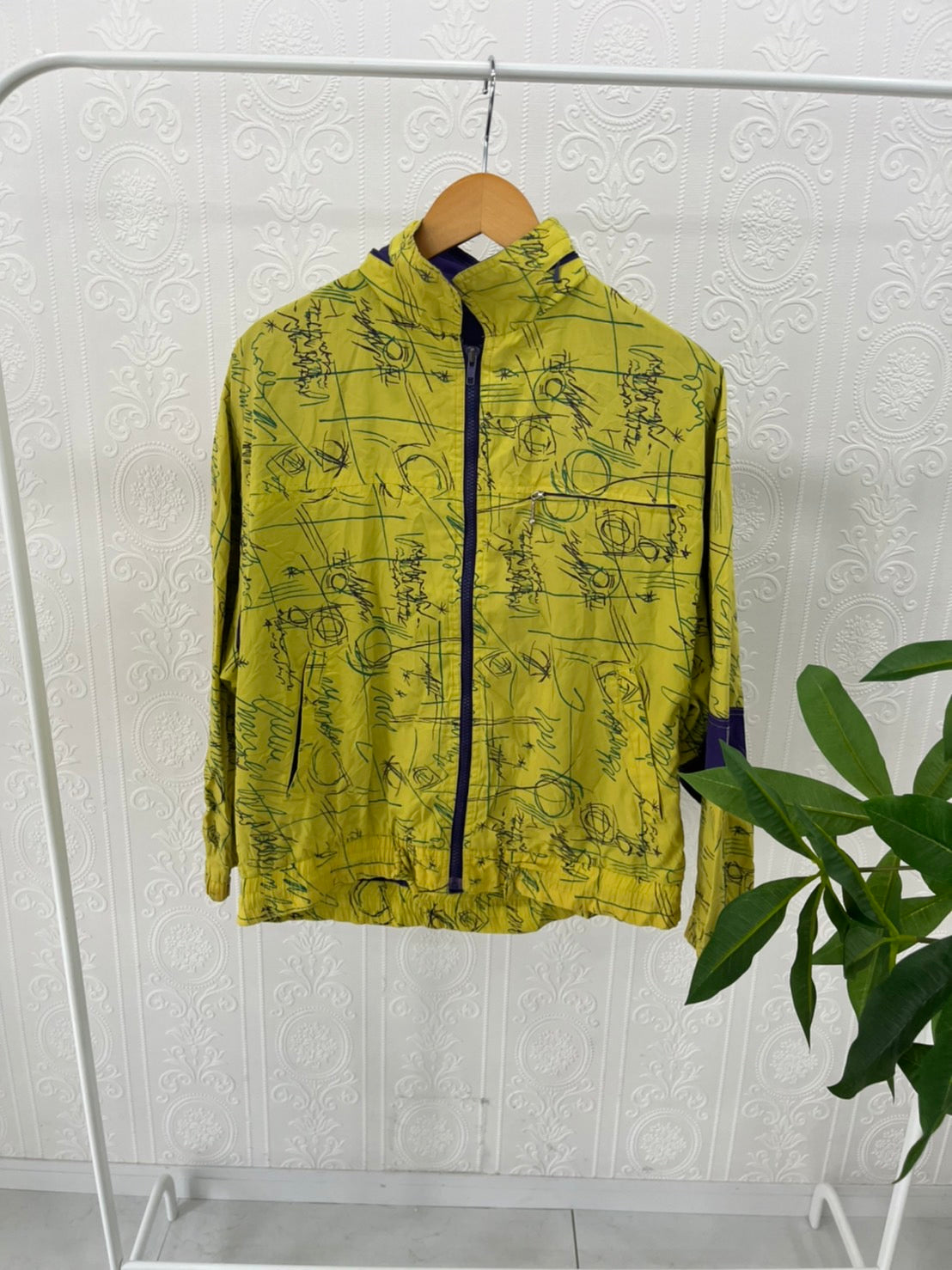 【Euro vintage】MECHANIC GARAGE BASIC nylon jacket (size 170)