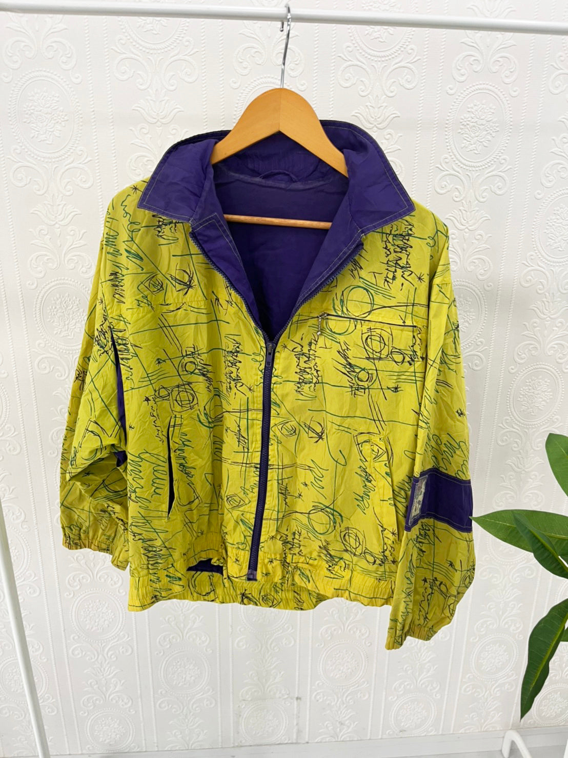 【Euro vintage】MECHANIC GARAGE BASIC nylon jacket (size 170)