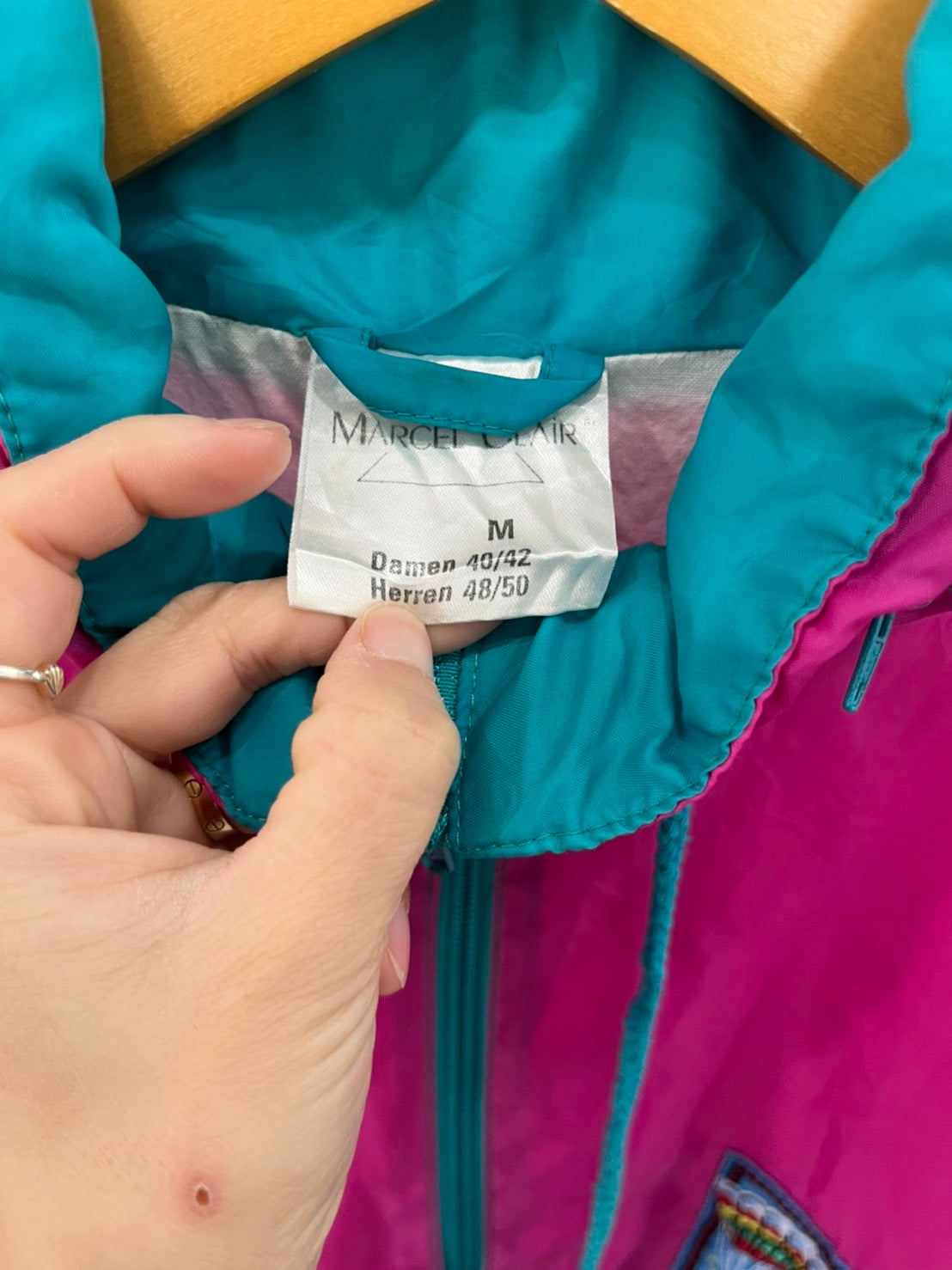 【Euro vintage】Marcel Clair SKY DIVING nylon jacket (men's M)