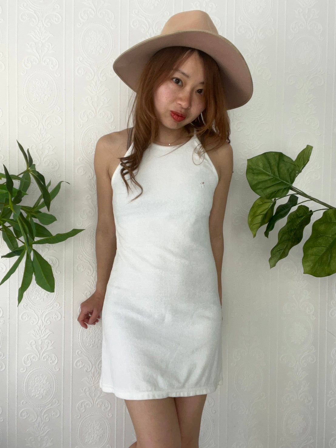 90's Burns Corp pile american sleeve Dress Made in USA (size M)