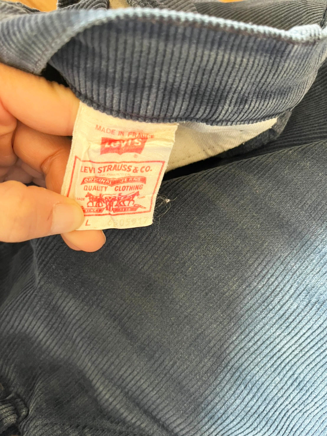 80's Euro Levis 630 コーデュロイパンツ ストレート フランス製 (W31 L34)