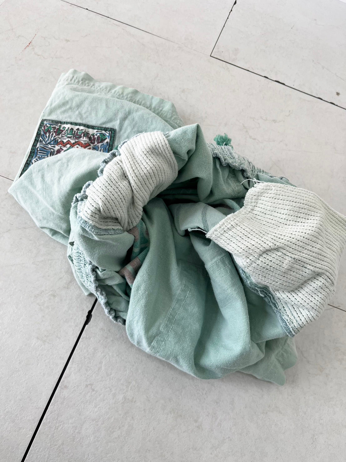 【EURO vintage】 POUATEAM beach shorts (kids XXL ※women's M相当)